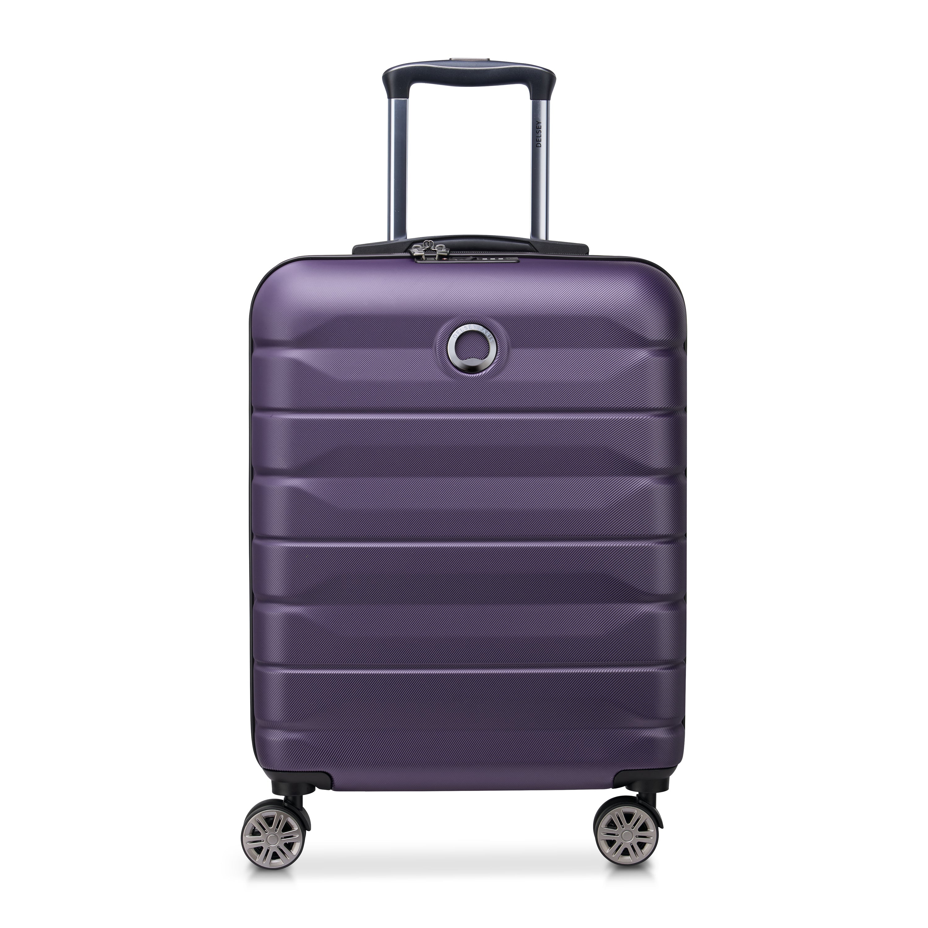 AIR ARMOUR| Suitcase Cabin slim Expandable 55 CM DARK PURPLE