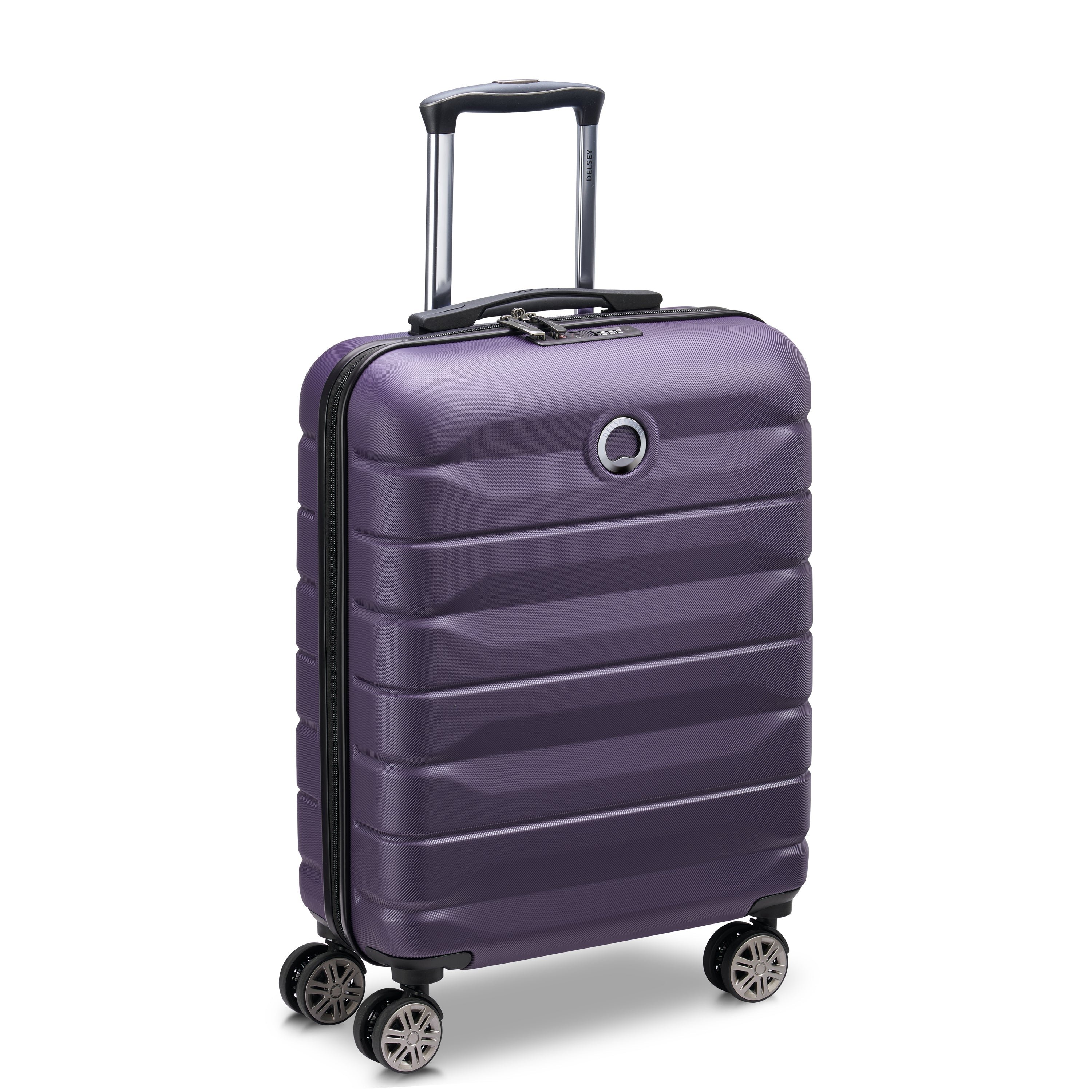AIR ARMOUR| Suitcase Cabin slim Expandable 55 CM DARK PURPLE
