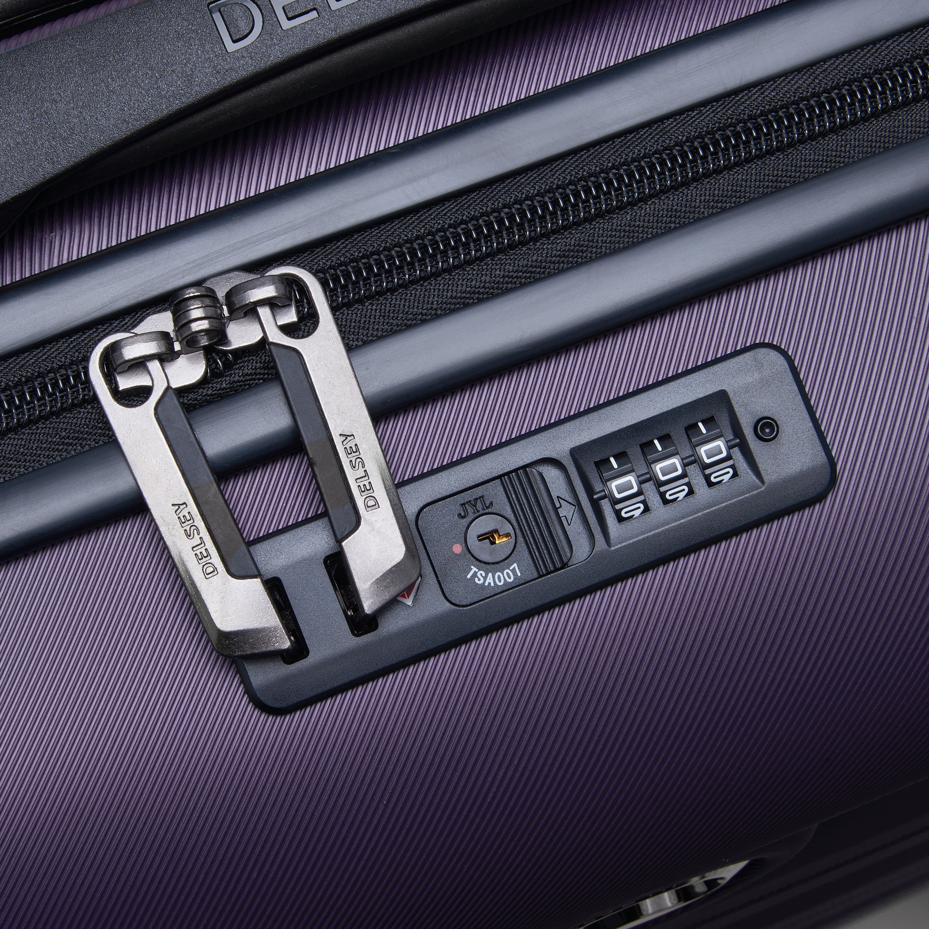 AIR ARMOUR| Suitcase Cabin slim Expandable 55 CM DARK PURPLE