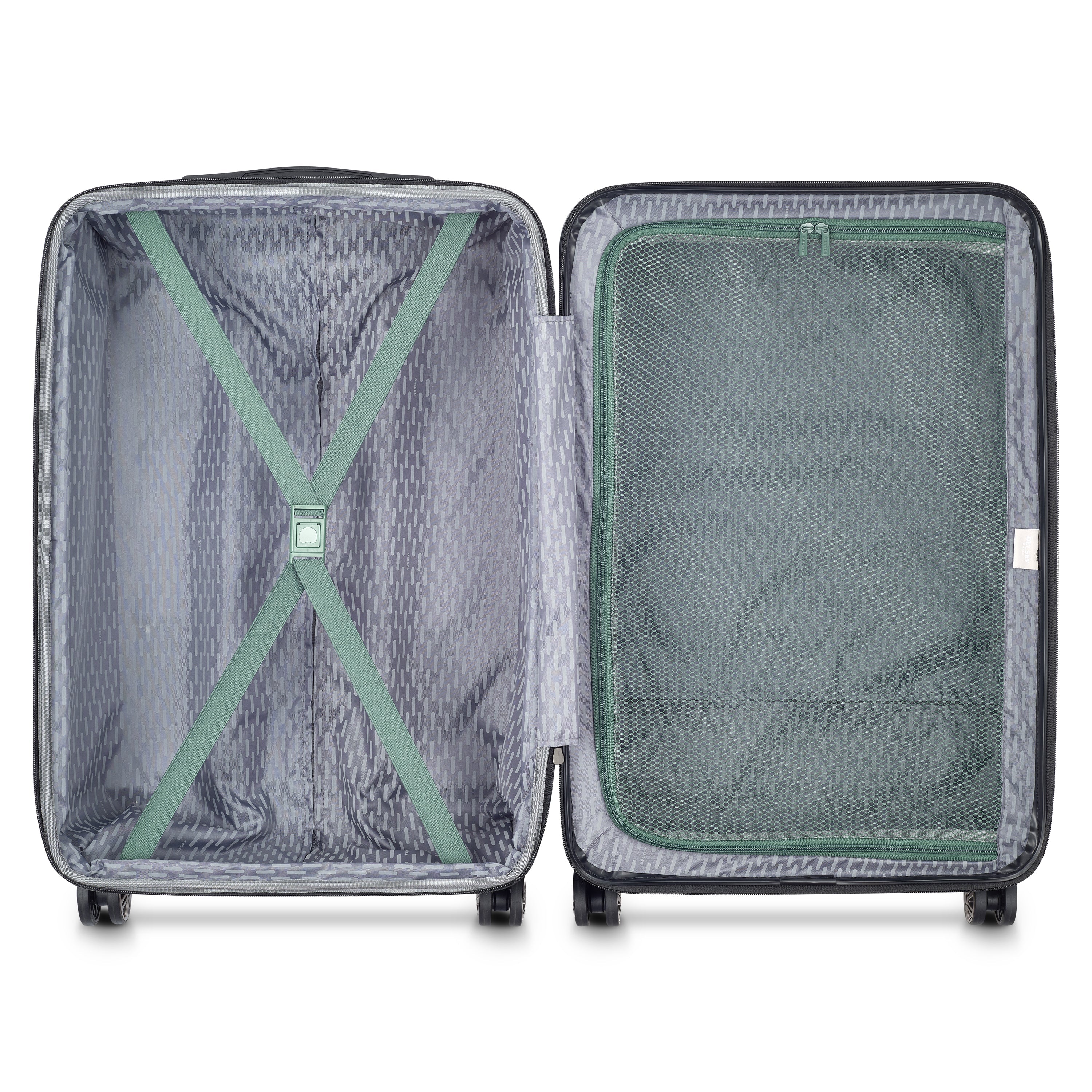 AIR ARMOUR| Suitcase Check-In Expandable 66 CM GREEN