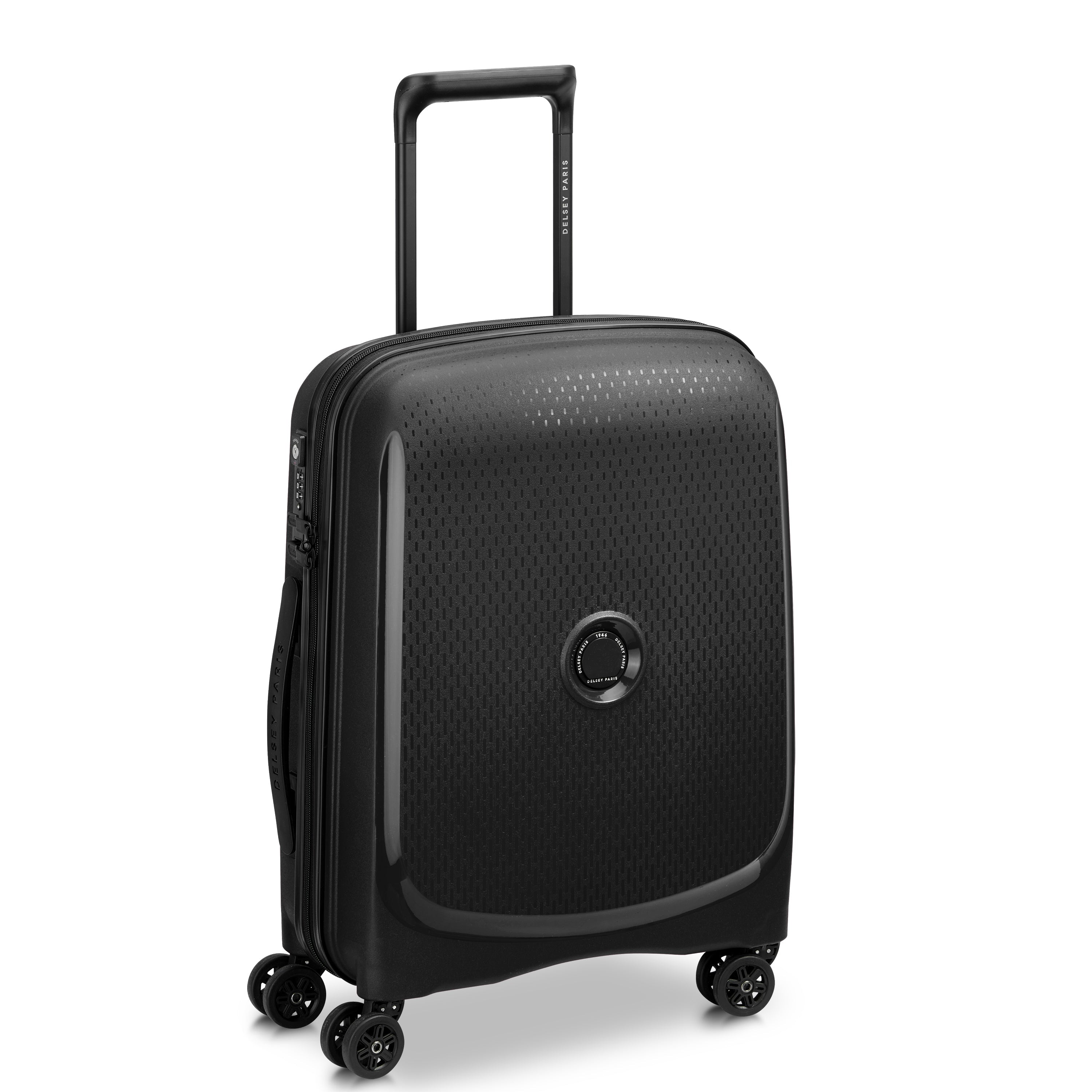 BELMONT PLUS| Suitcase Cabin slim 55 CM BLACK