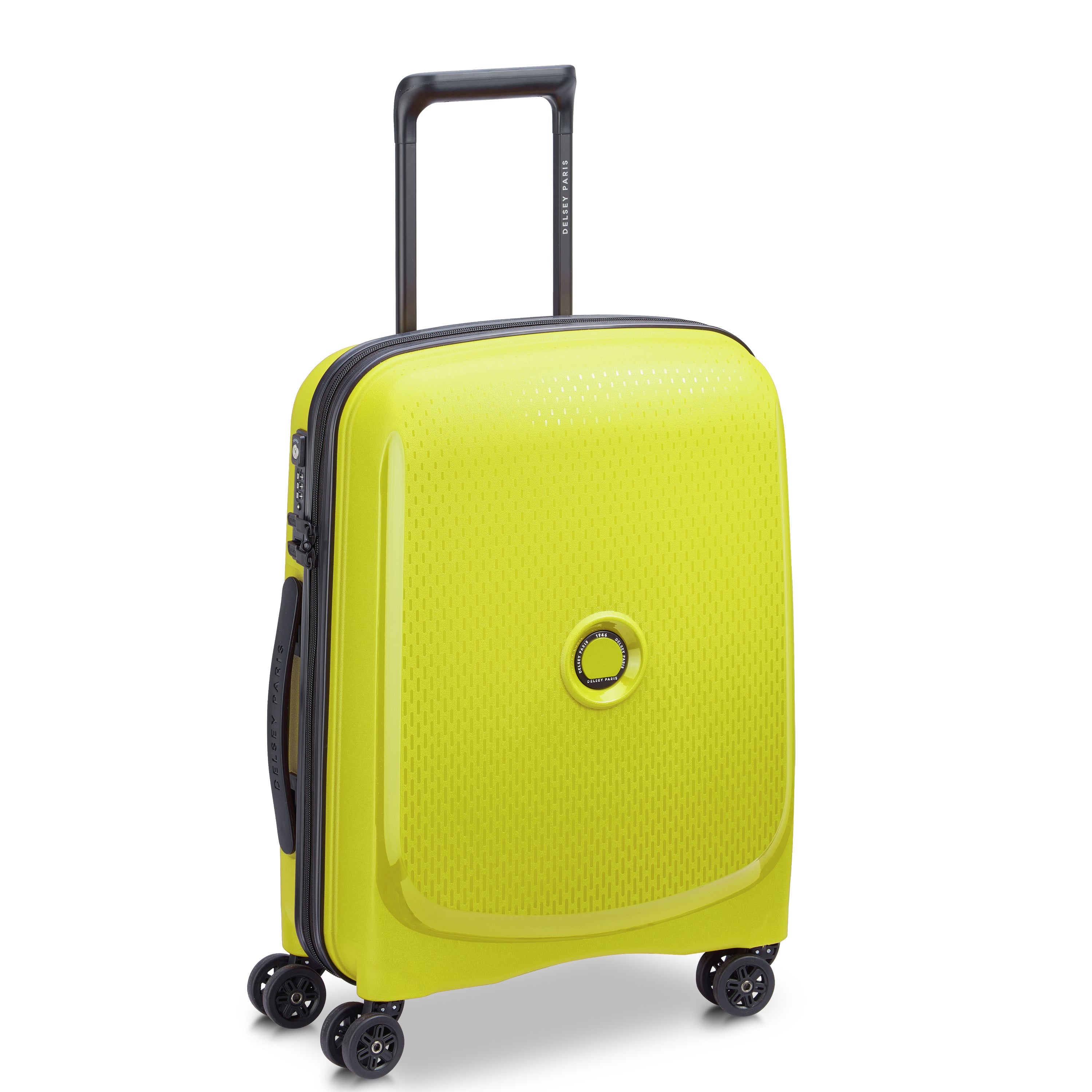 BELMONT PLUS| Suitcase Cabin slim 55 CM GREEN CHARTREUSE