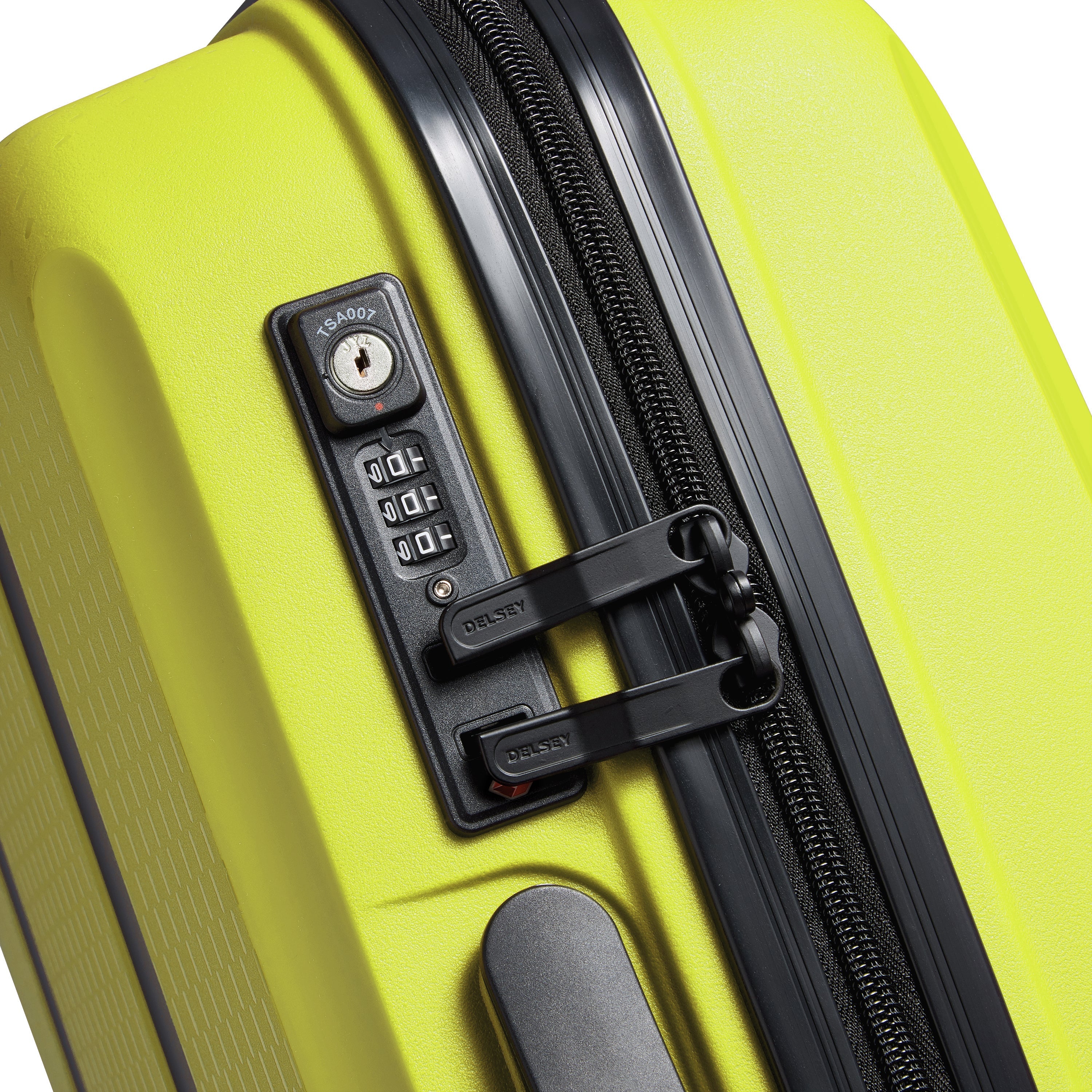 BELMONT PLUS| Suitcase Cabin slim 55 CM GREEN CHARTREUSE