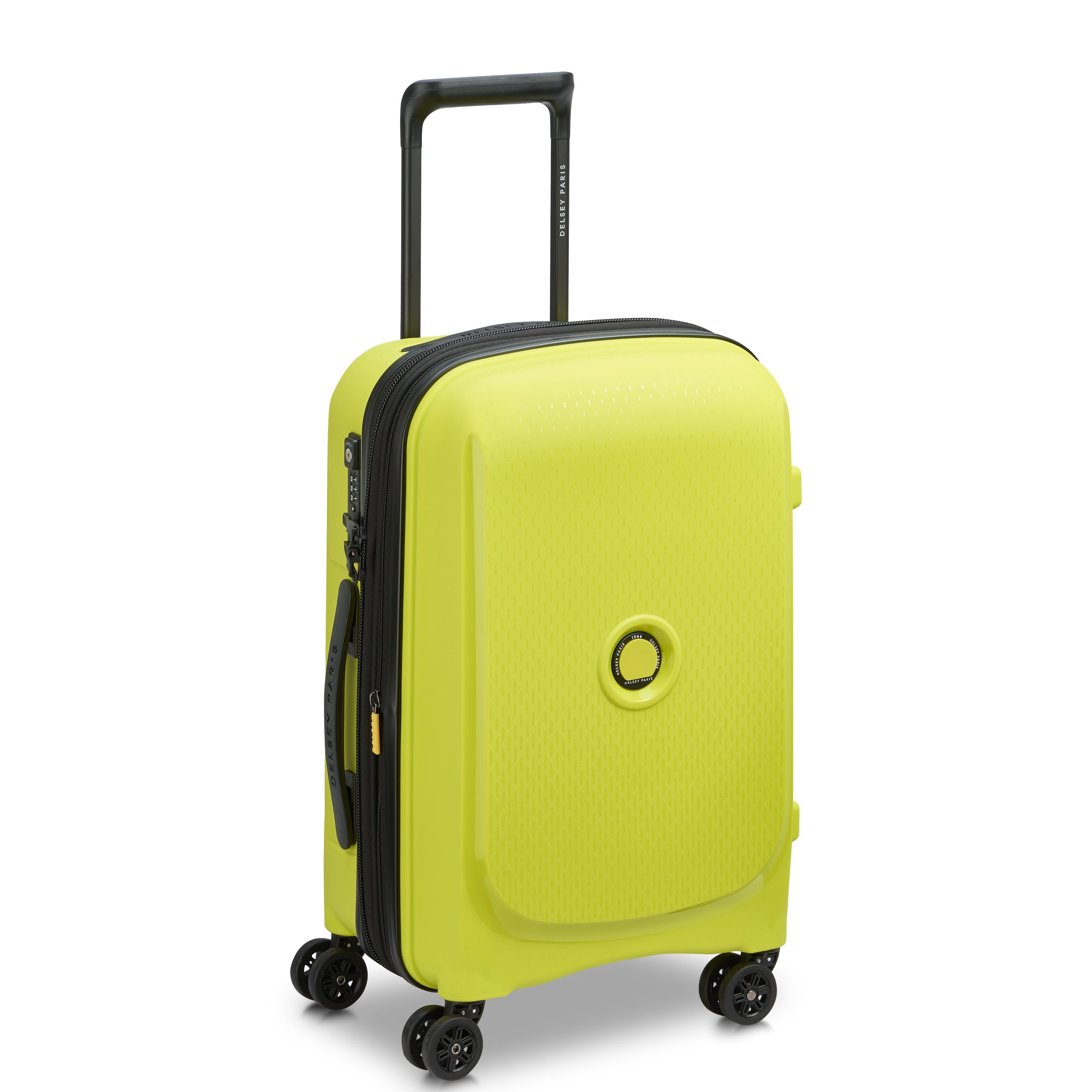 BELMONT PLUS| Suitcase Cabin Expandable 55 CM GREEN CHARTREUSE