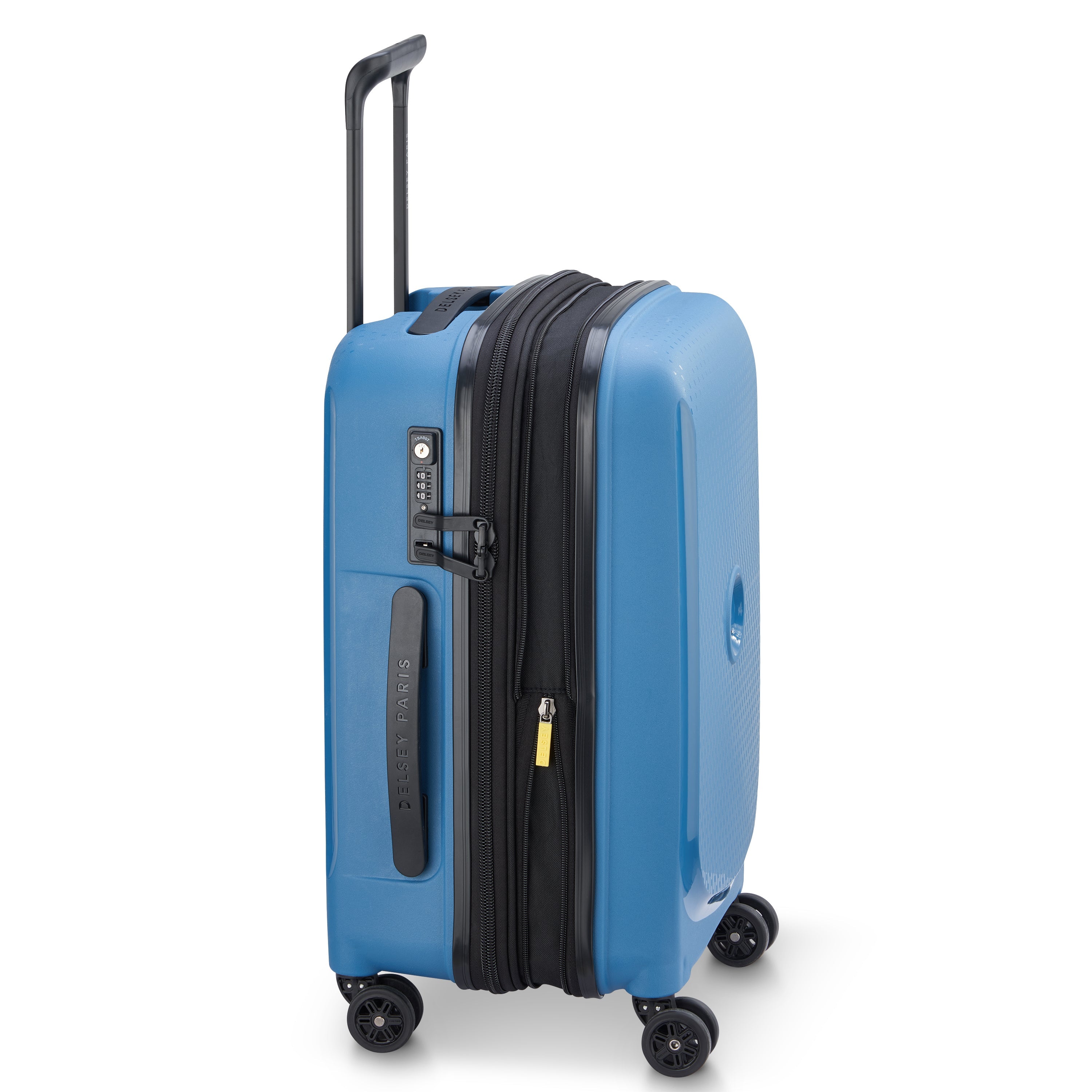 BELMONT PLUS| Valigia Cabina Espandibile 55 CM BLU ZINCO