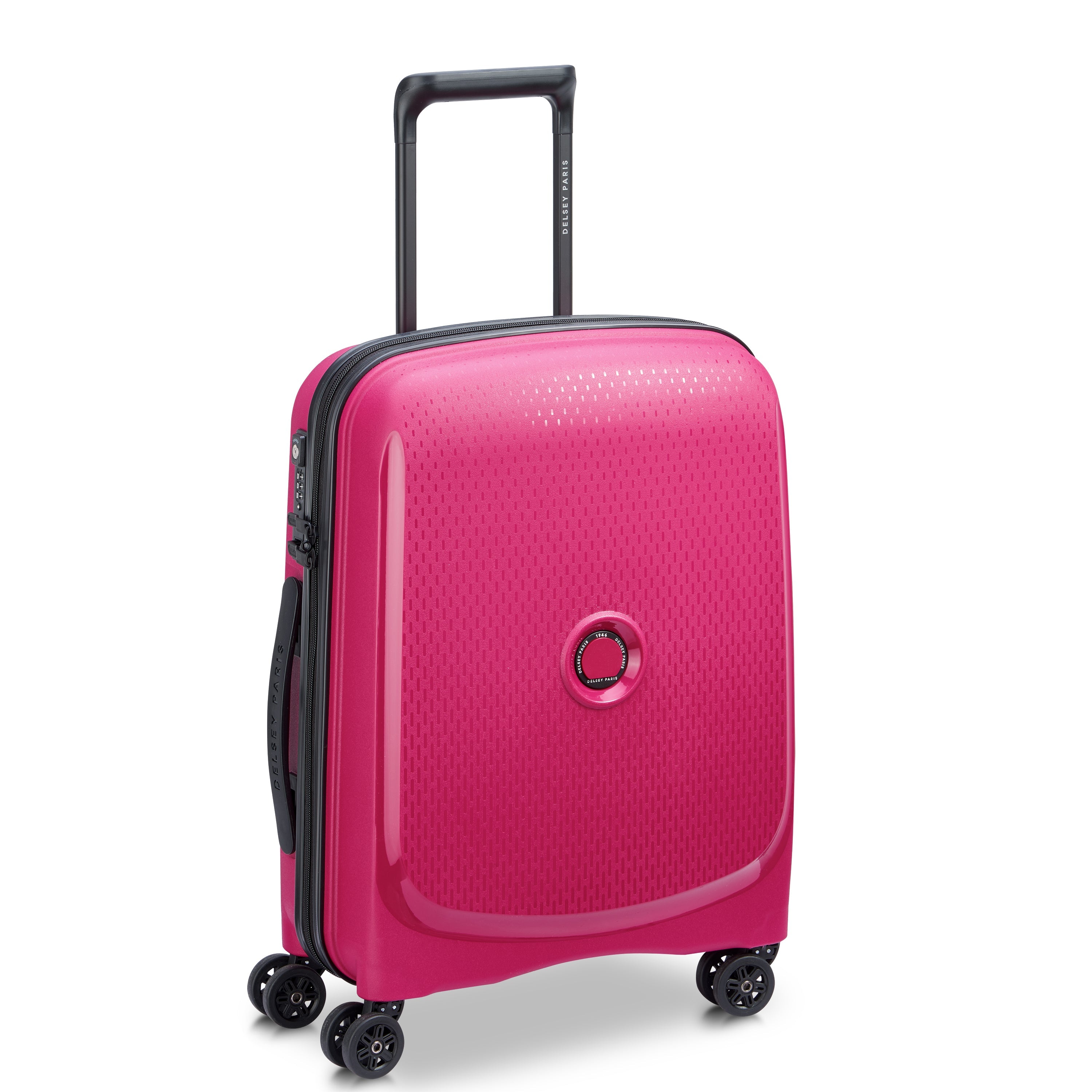 BELMONT PLUS| Suitcase Cabin slim 55 CM RASPBERRY