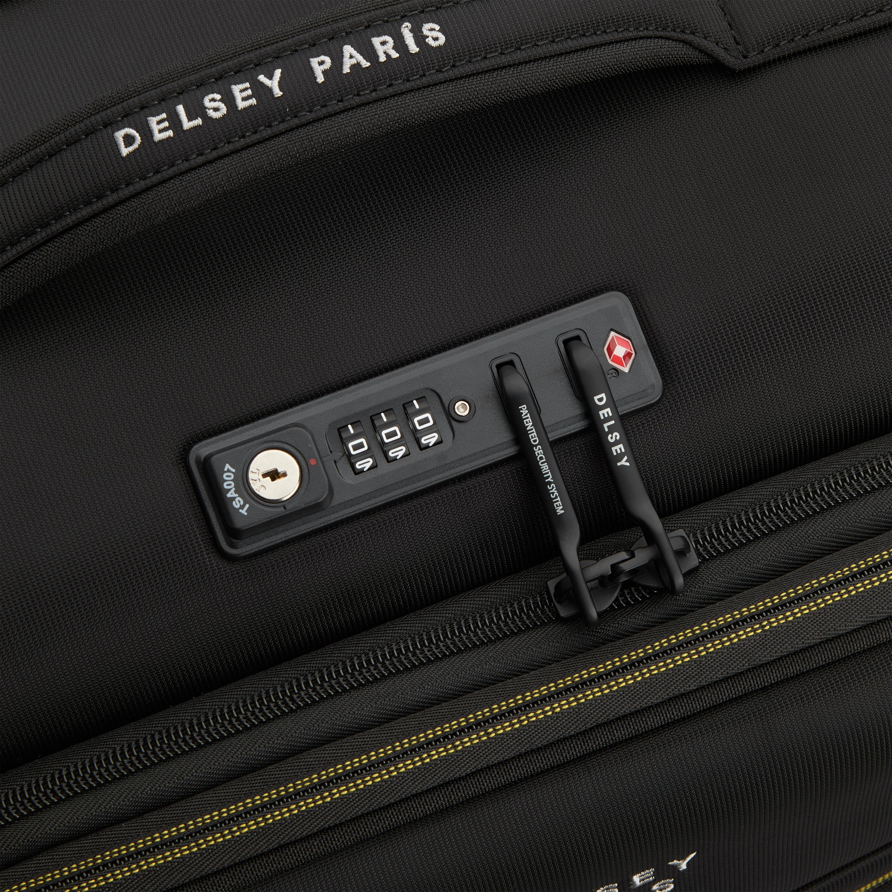 BROCHANT 3| Suitcase Cabin Expandable 55 CM DEEP BLACK
