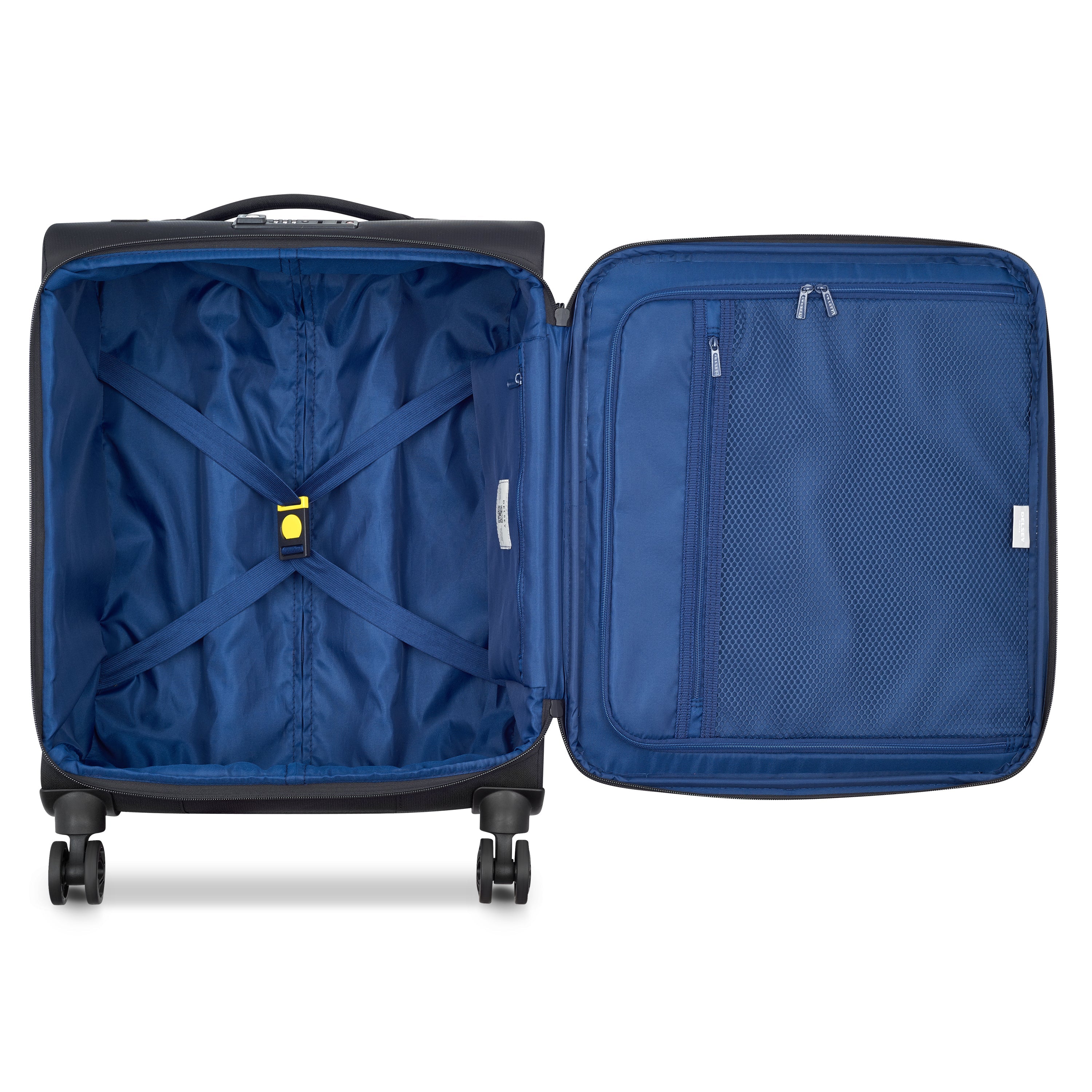BROCHANT 3| Valise Cabine Slim 55 CM NOIR PROFOND