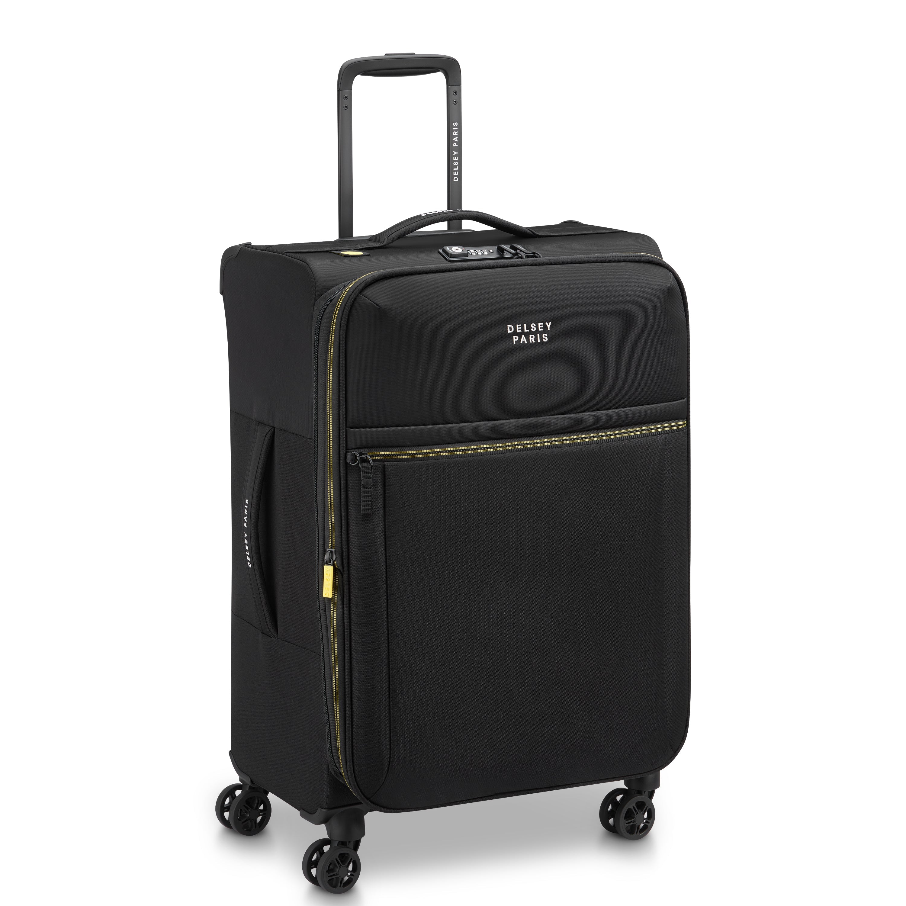 BROCHANT 3| Valise Soute Extensible 67 CM NOIR PROFOND