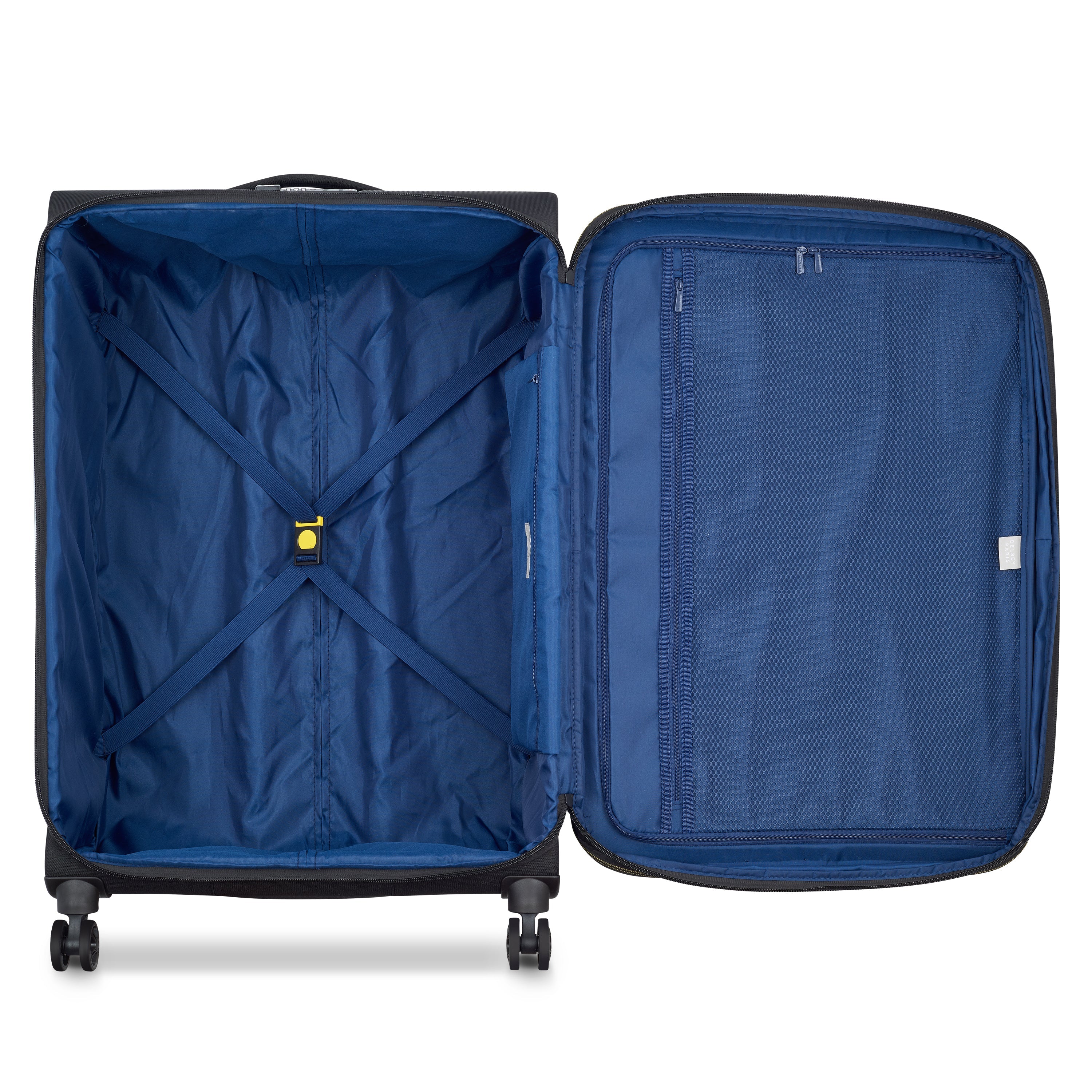 BROCHANT 3| Maleta Facturar Expandible 78 CM NEGRO PROFUNDO