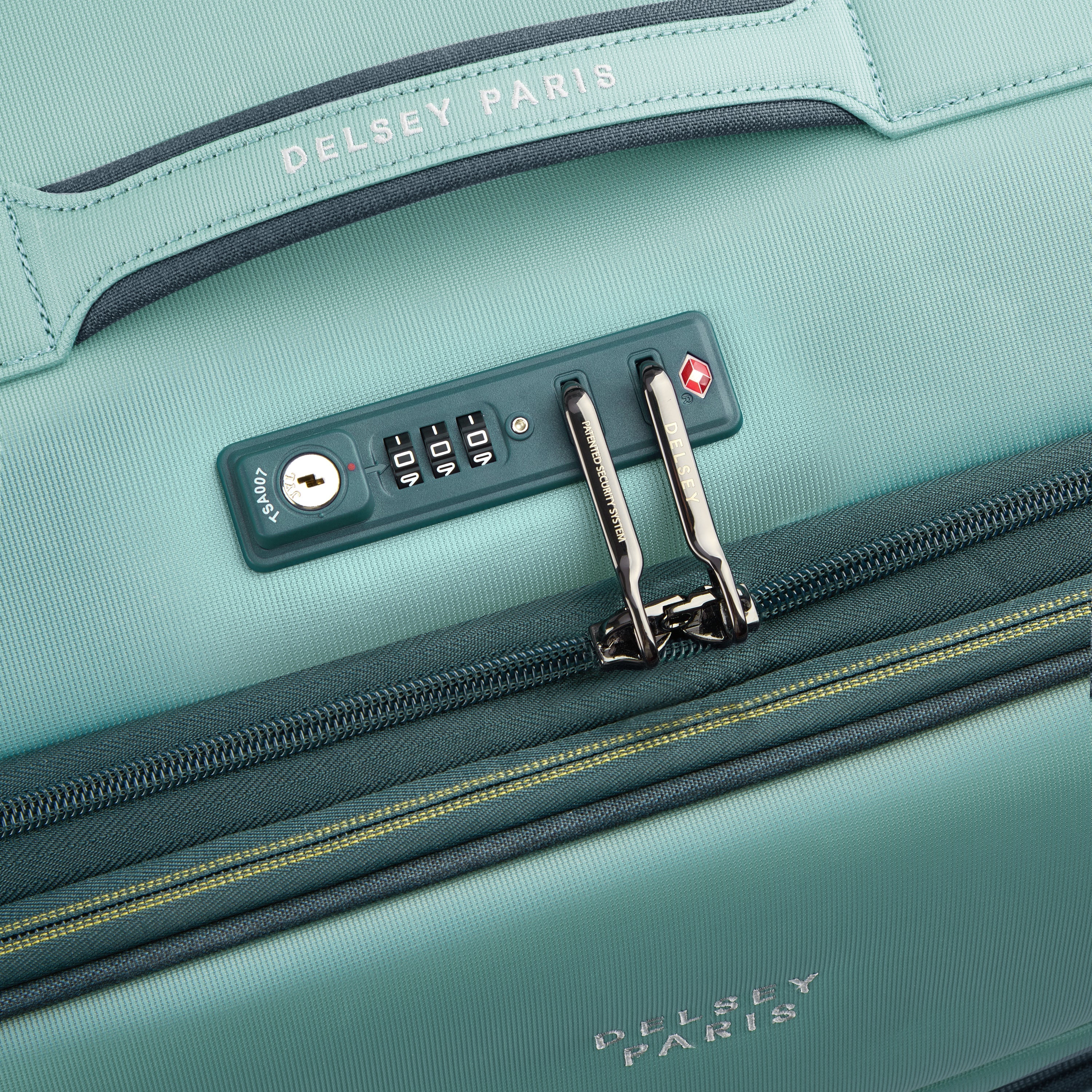 BROCHANT 3| Suitcase Check-In Expandable 67 CM GREEN