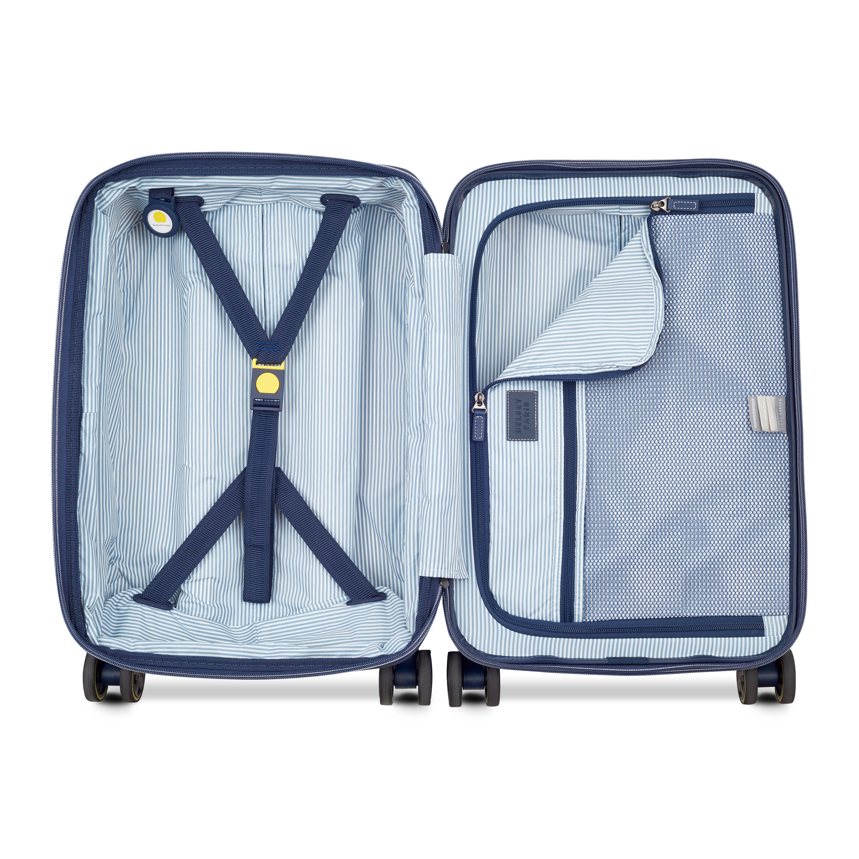 CADENCE| Valigia Cabina Espandibile 55 CM IVORY/NAVY
