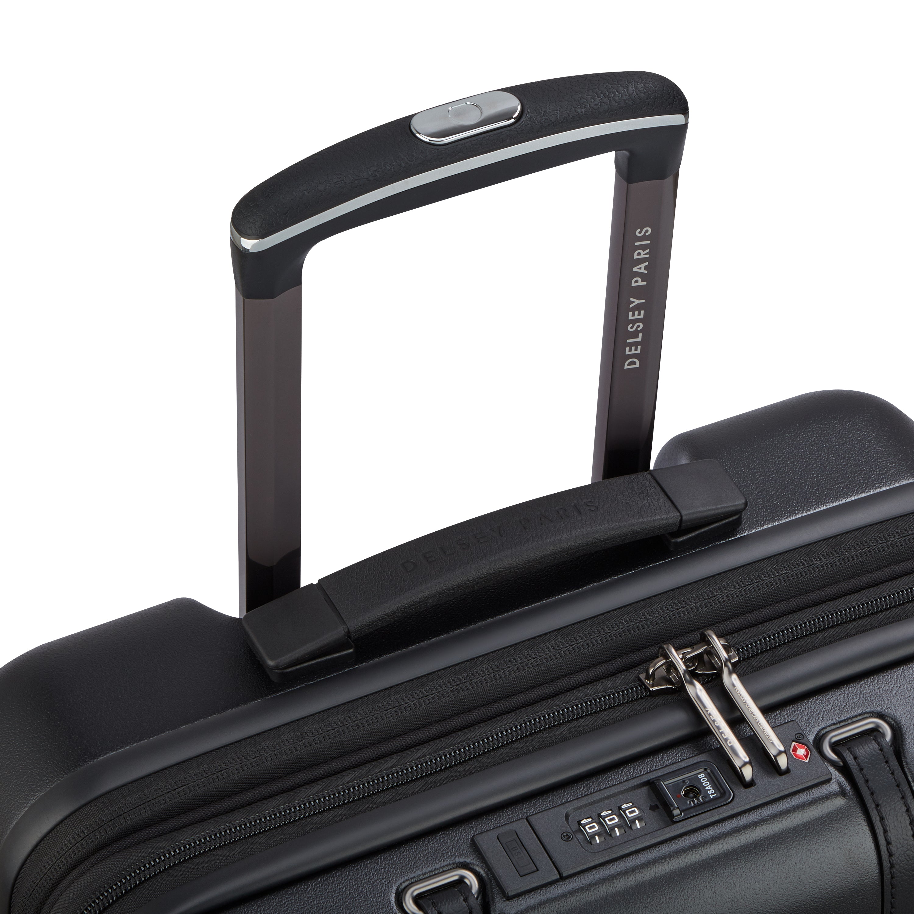 CADENCE| Trolley Cabina Slim Espandibile 54.5 CM NERO PROFONDO