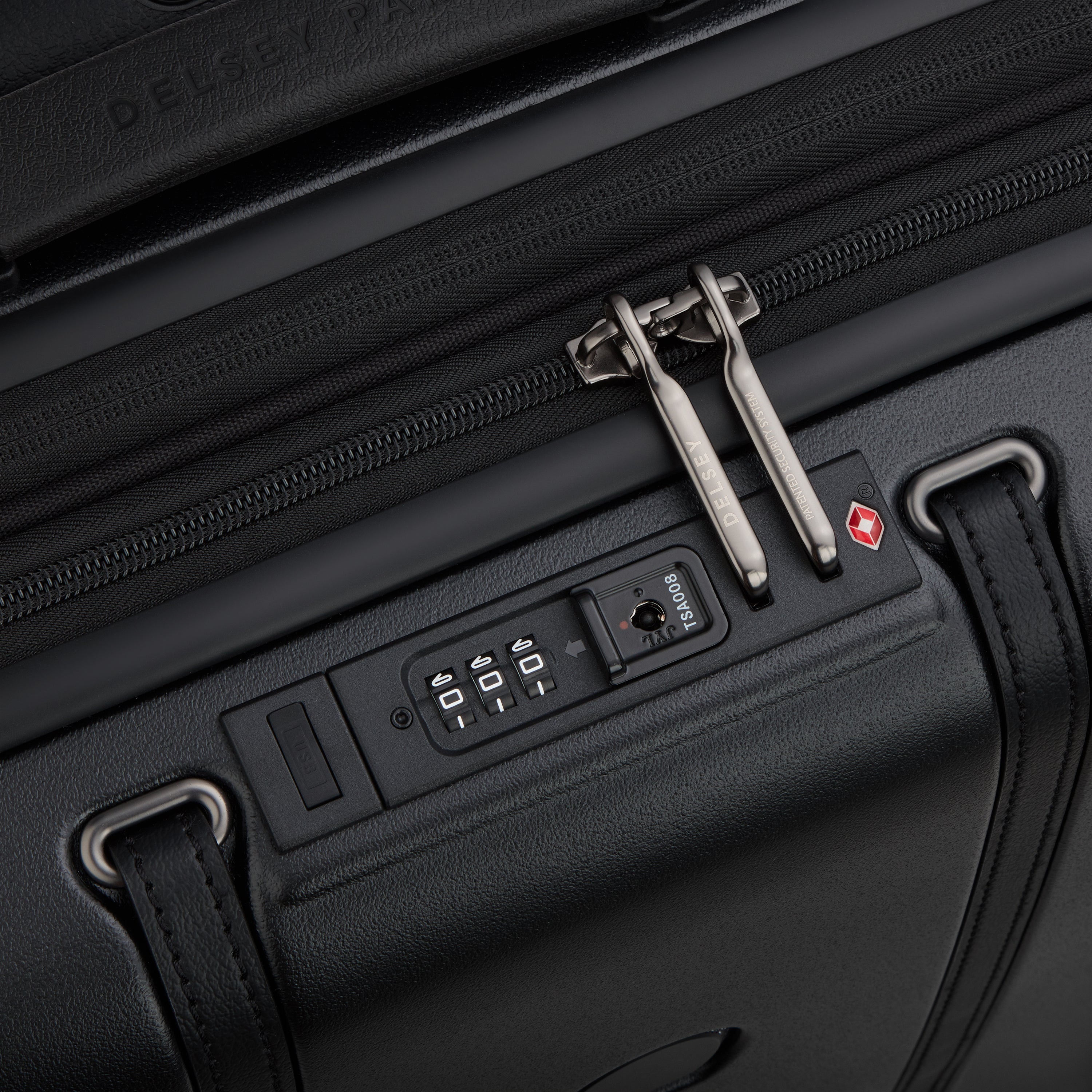 CADENCE| Trolley Cabina Slim Espandibile 54.5 CM NERO PROFONDO