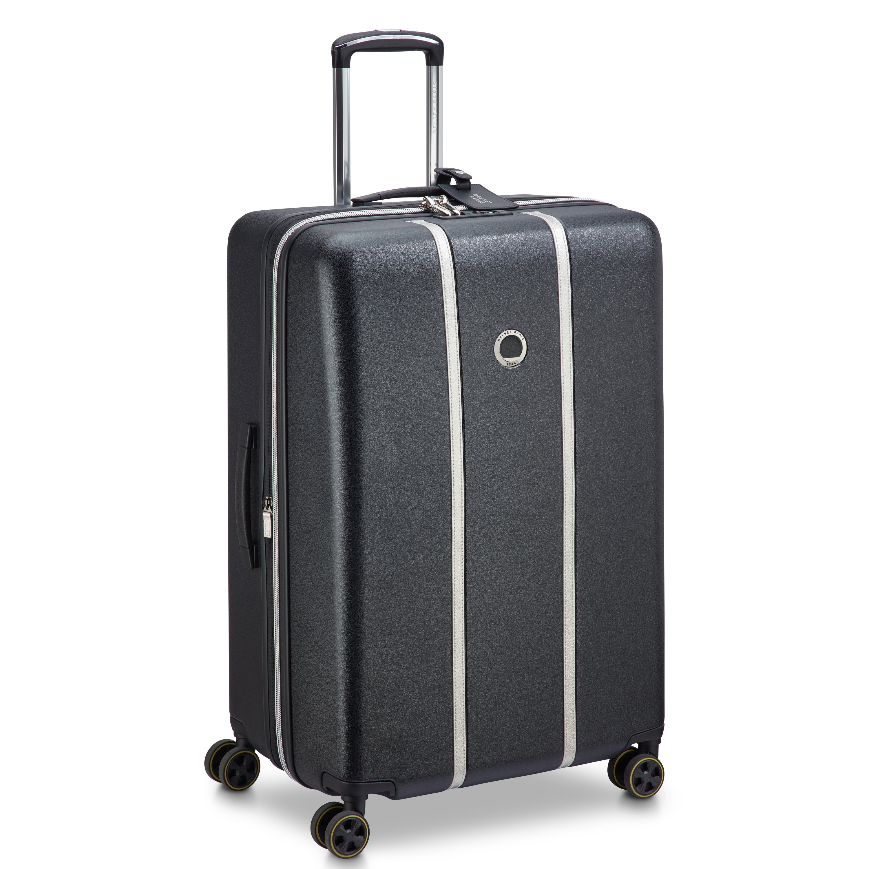 CADENCE| Koffer Aufgabe Erweiterbar 76 CM SCHWARZ/SILBER