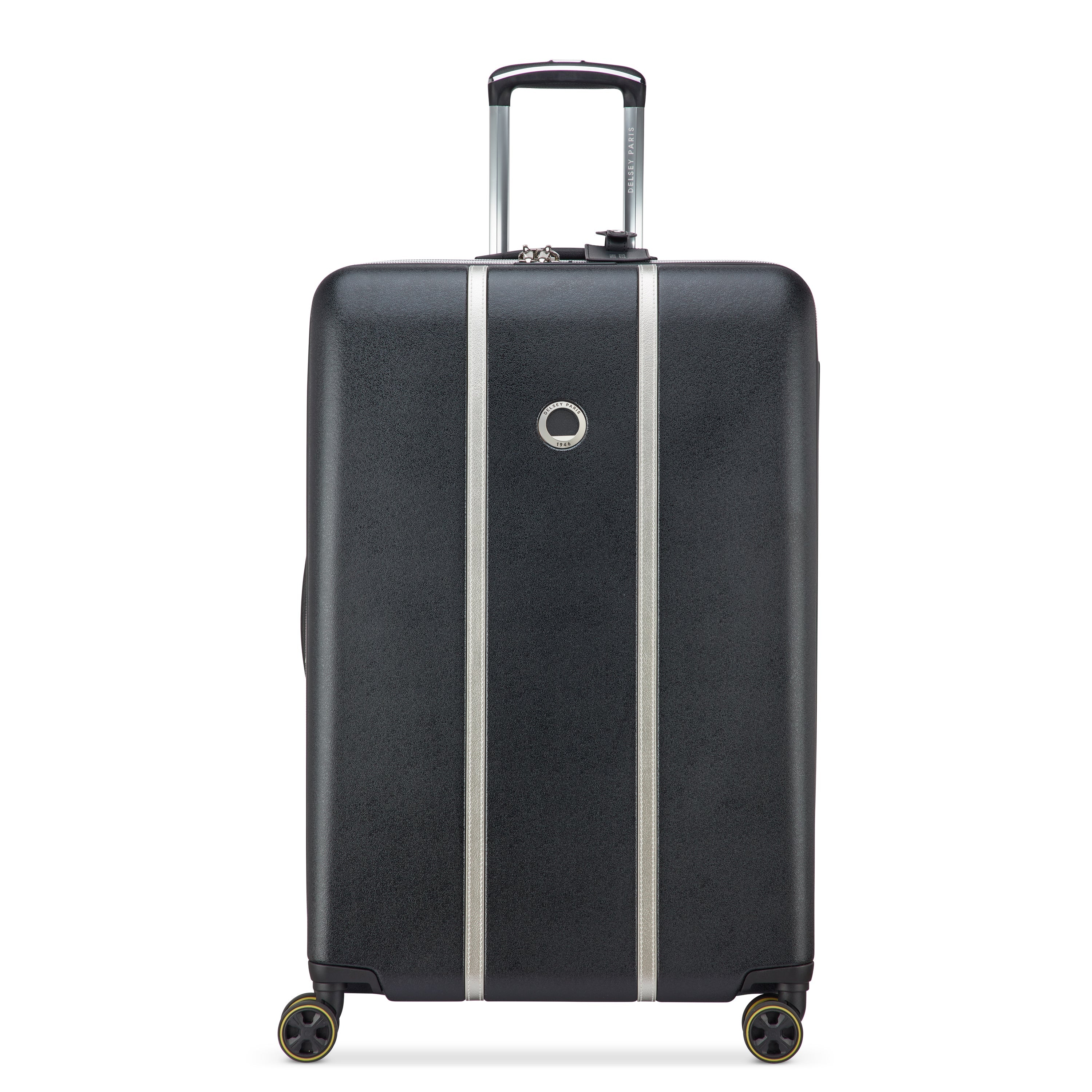 CADENCE| Koffer Aufgabe Erweiterbar 76 CM SCHWARZ/SILBER