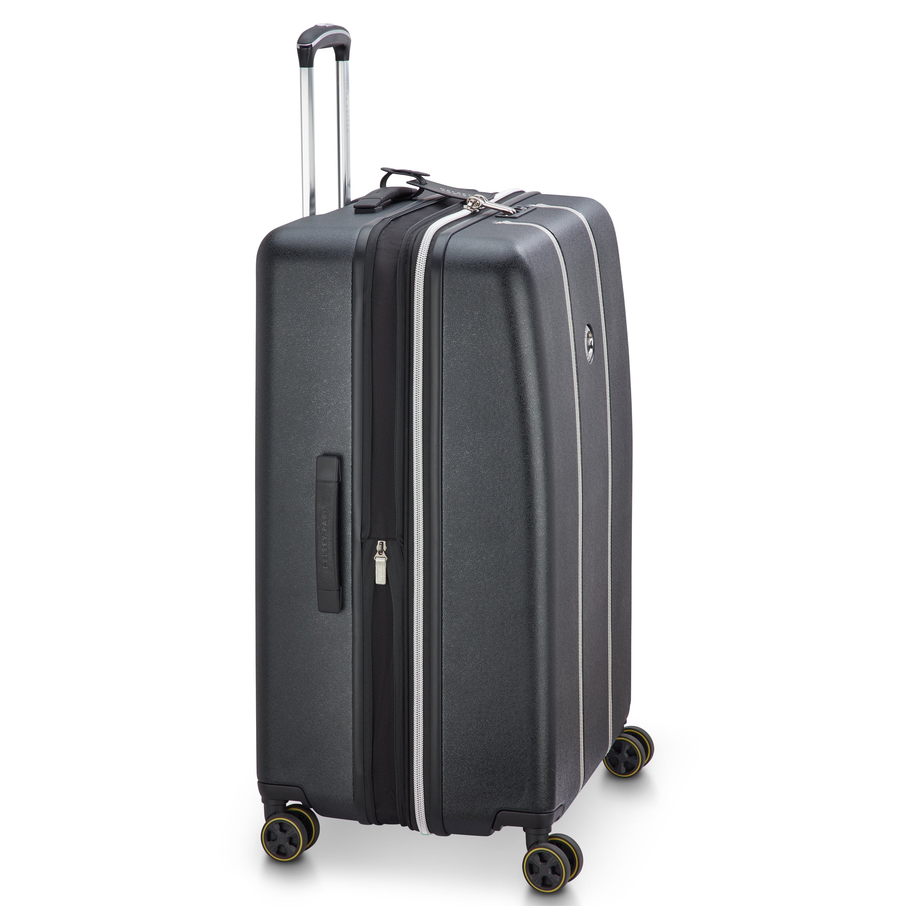 CADENCE| Koffer Aufgabe Erweiterbar 76 CM SCHWARZ/SILBER