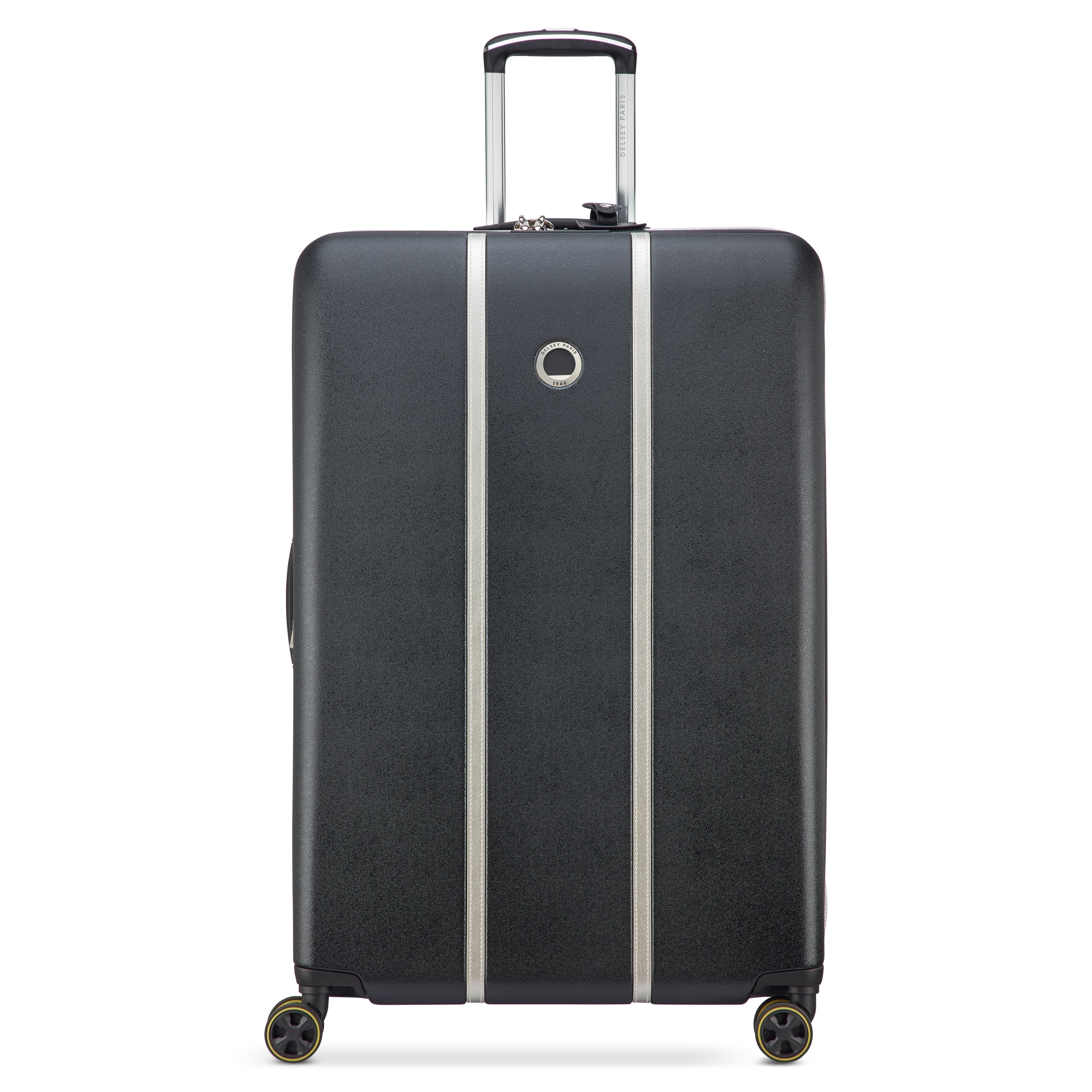 CADENCE| Koffer Aufgabegepäck Erweiterbar 81.5 CM BLACK/SILVER