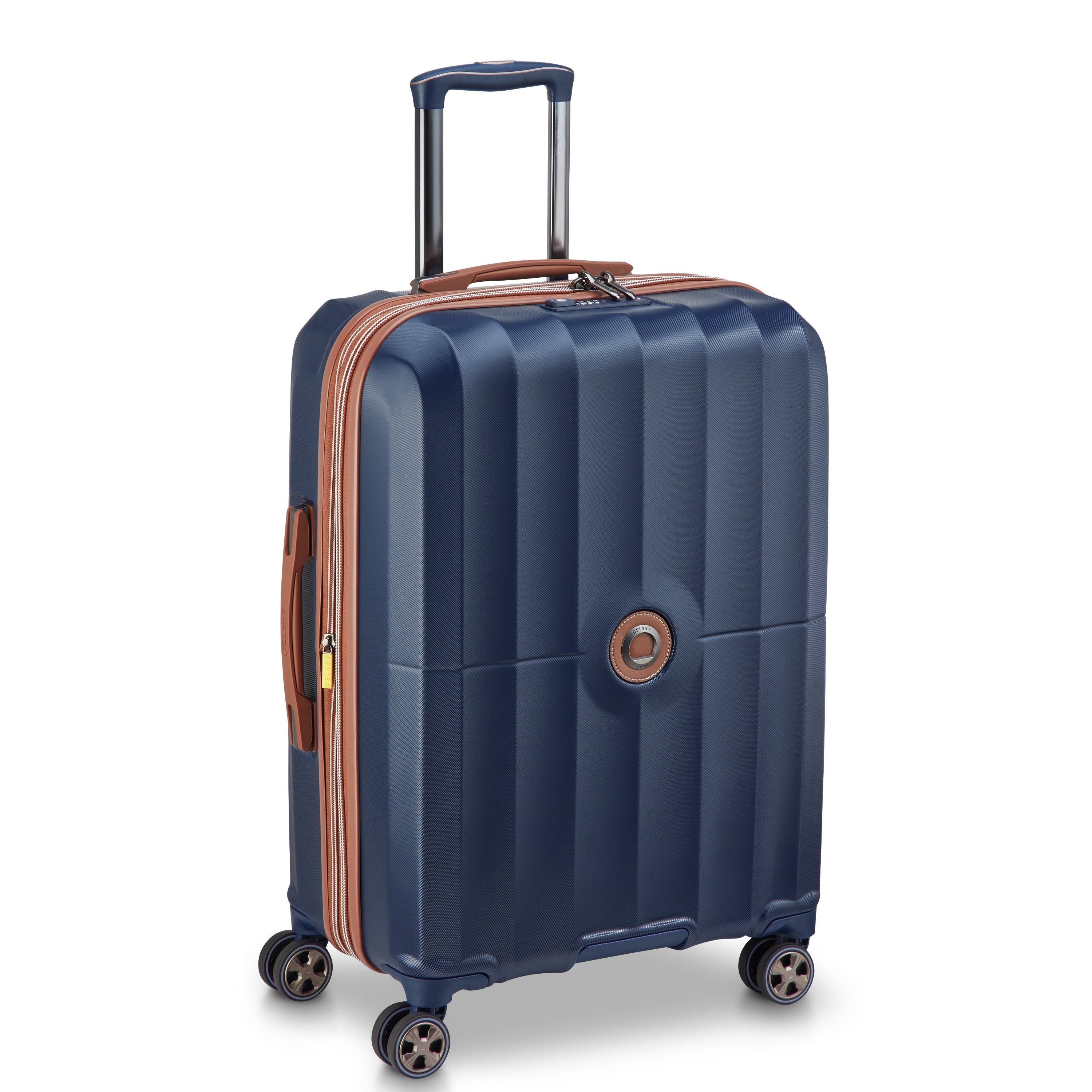 CARROUSEL 2| Koffer Aufgabegepäck Erweiterbar 66 CM BLUE