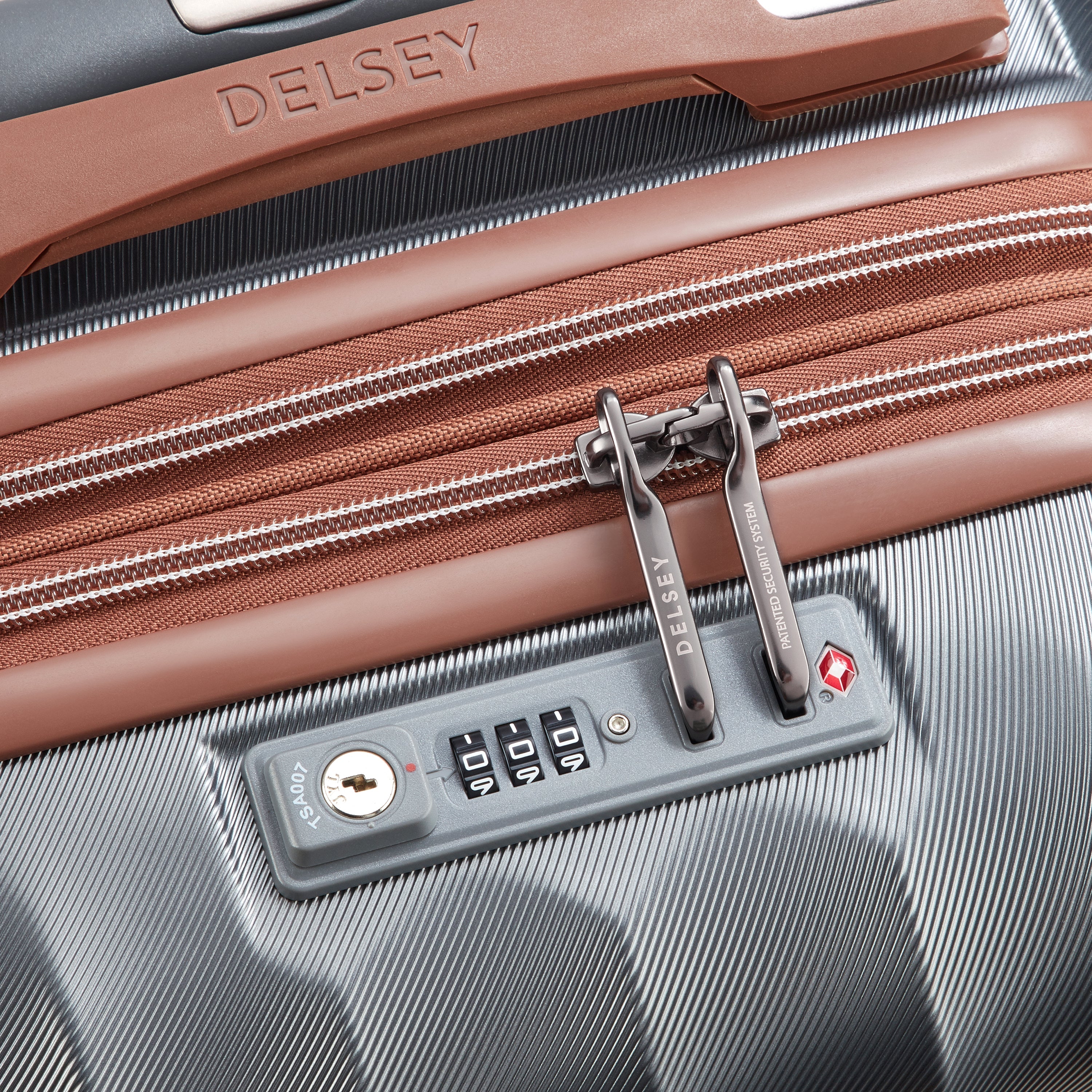 CARROUSEL 2| Valise Cabine Extensible 55 CM ARGENT