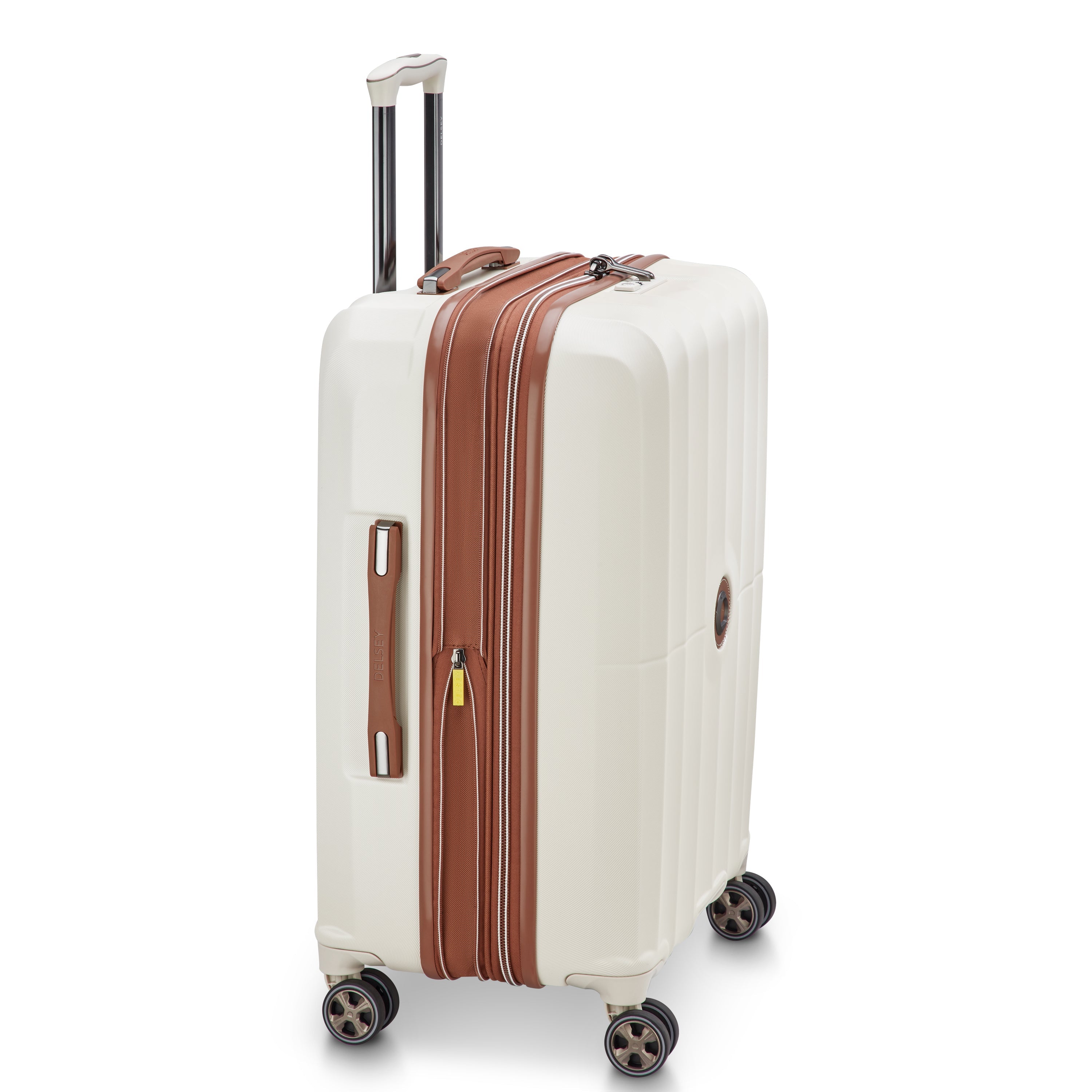 CARROUSEL 2| Koffer Aufgabegepäck Erweiterbar 66 CM OFF WHITE