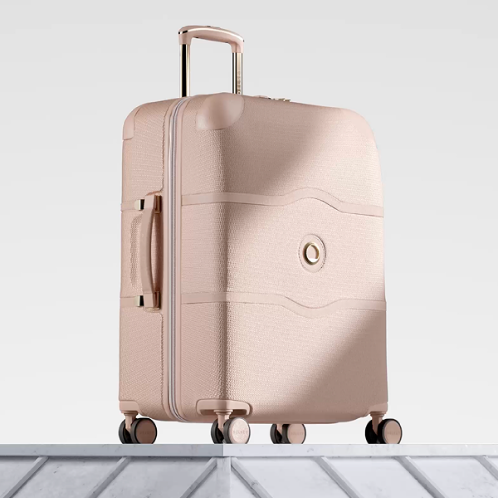 CHATELET AIR 2.0| Koffer Kabine Erweiterbar 55 CM BEIGE ROSE