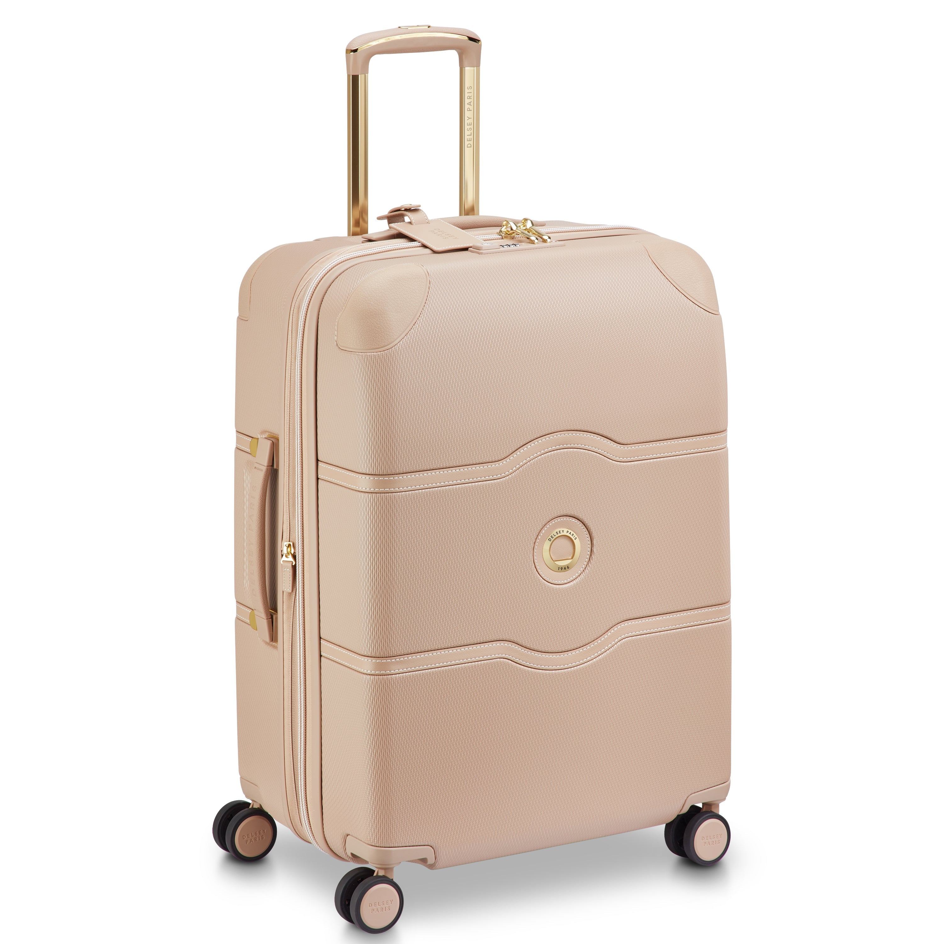 CHATELET AIR 2.0| Koffer Aufgabegepäck Erweiterbar 66,5 CM BEIGE ROSE