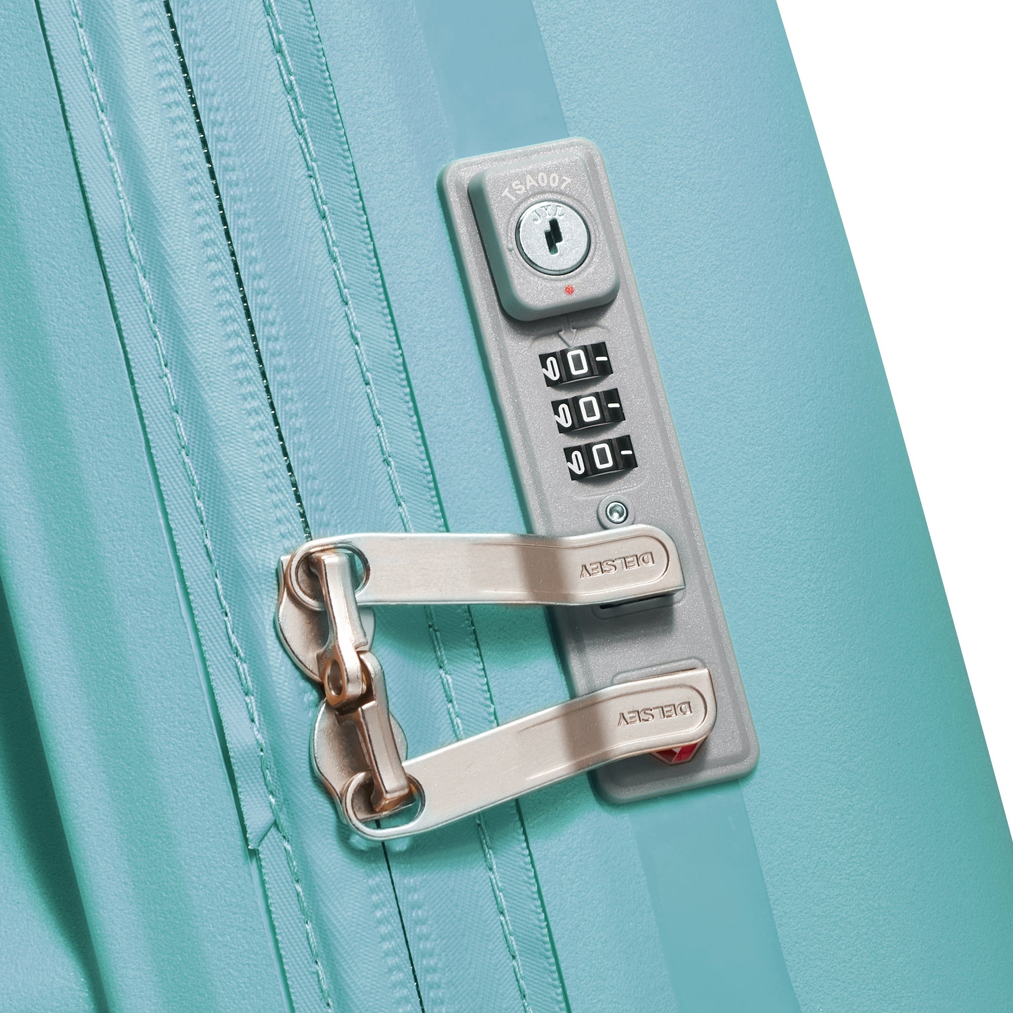 CLAVEL| Valise Cabine Slim 55 CM BLEU VERT