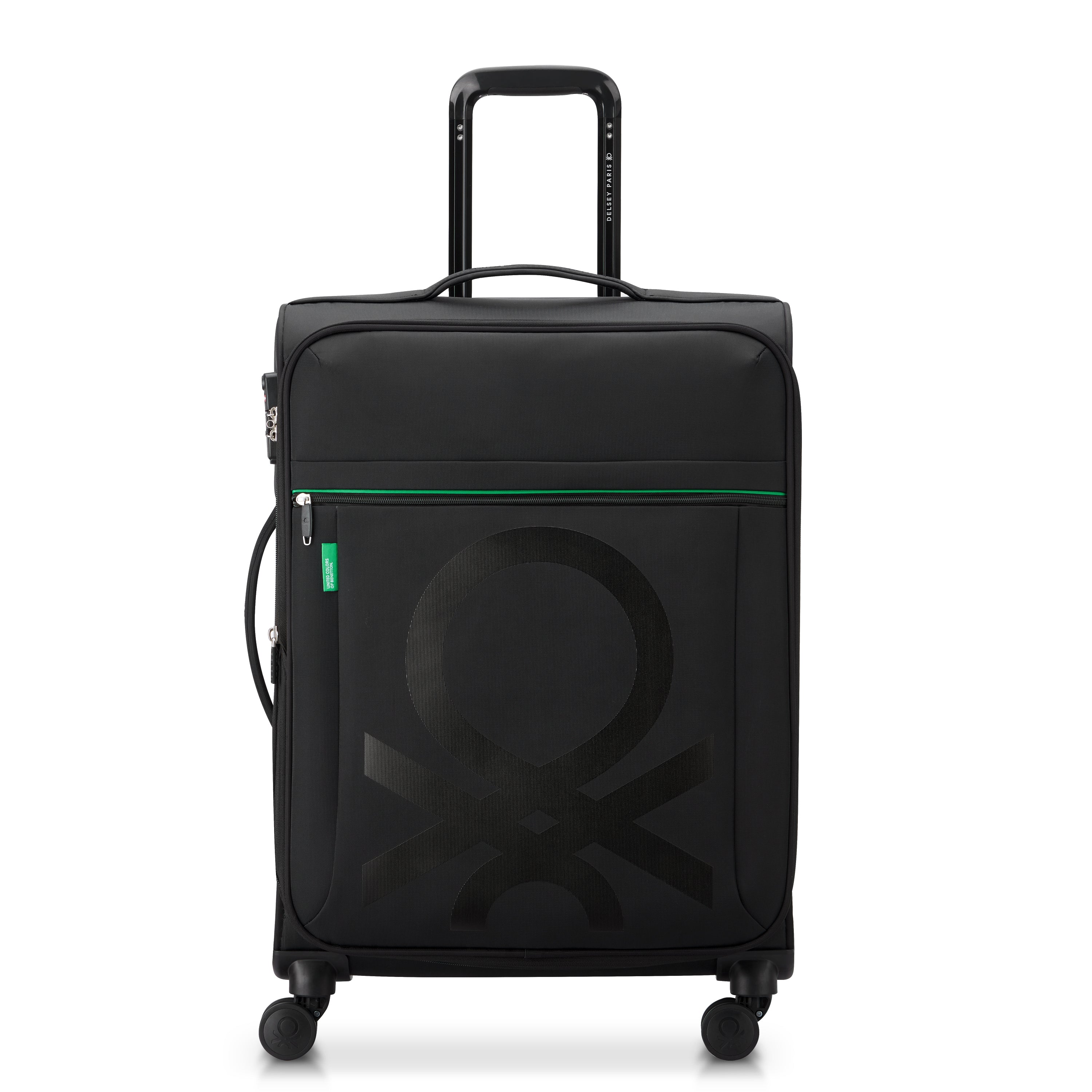 COLOR BLOCK| Valise Soute Extensible 66.5 CM NOIR