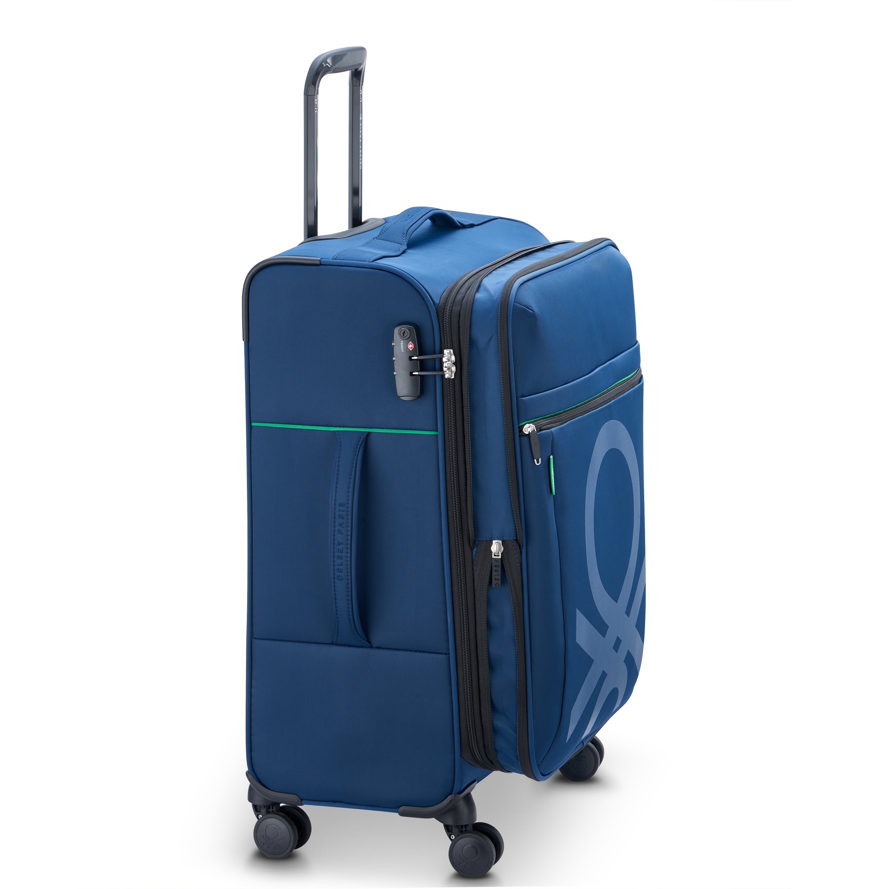 COLOR BLOCK| Suitcase Check-In Expandable 66.5 CM NAVY
