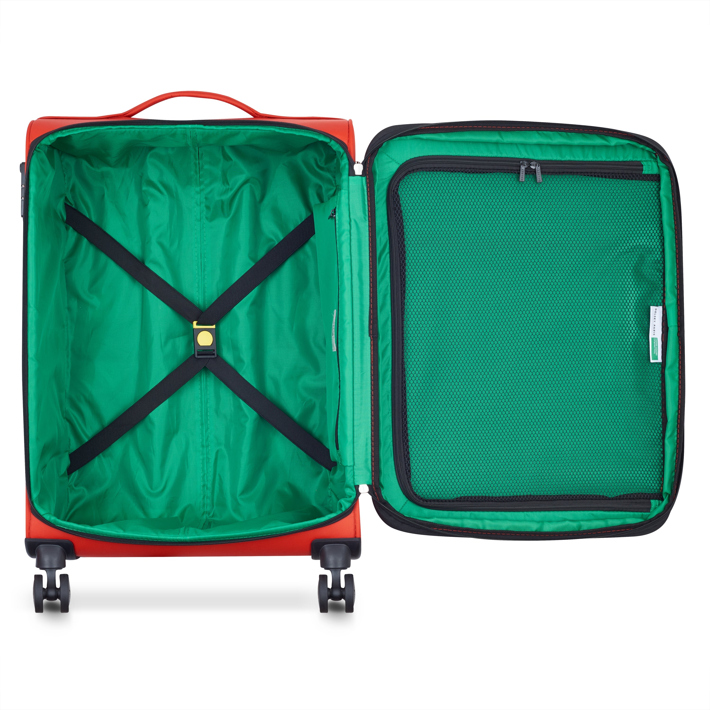 COLOR BLOCK| Suitcase Check-In Expandable 66.5 CM RED