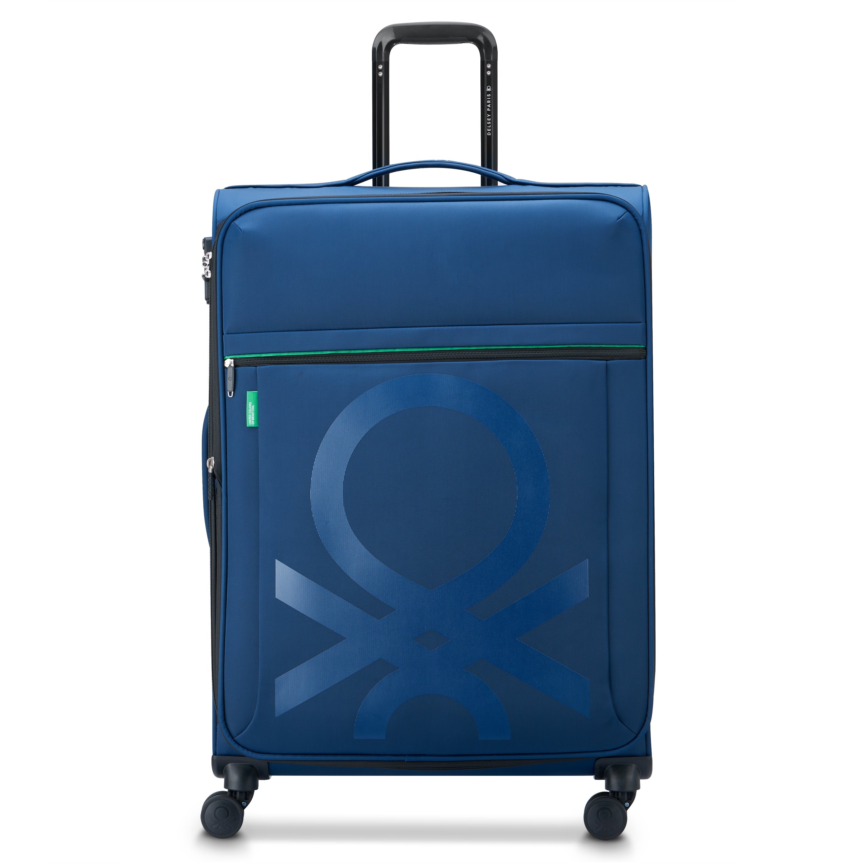 COLOR BLOCK| Valise Soute Extensible 76.5 CM BLEU MARINE