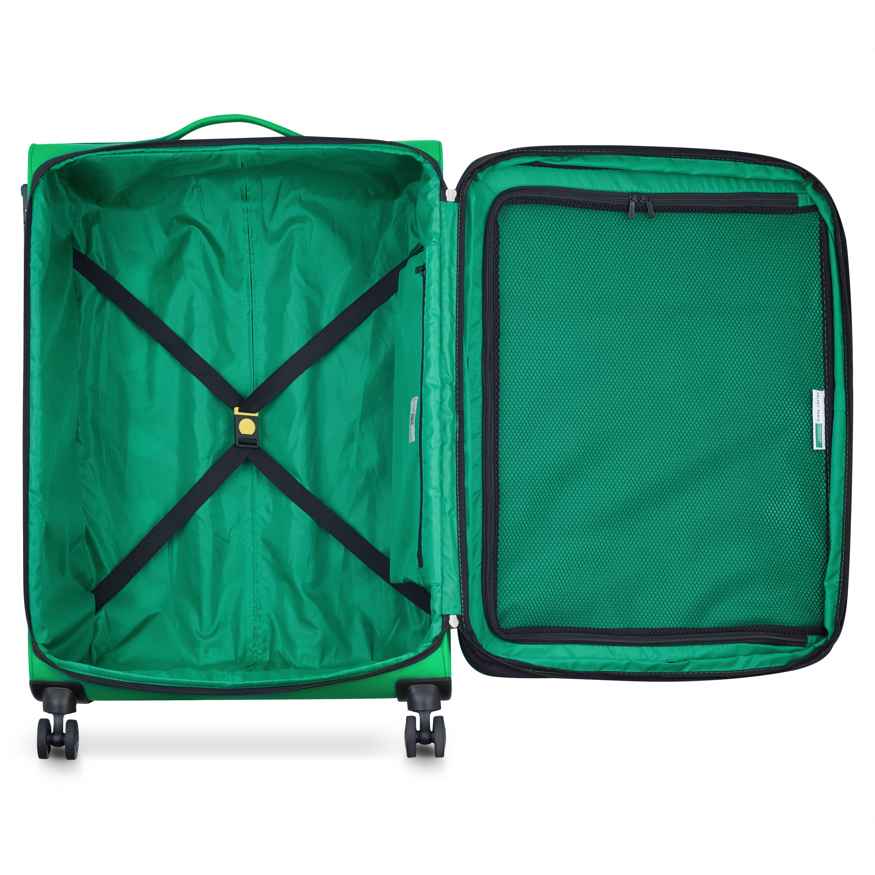 COLOR BLOCK| Suitcase Check-In Expandable 76.5 CM GREEN