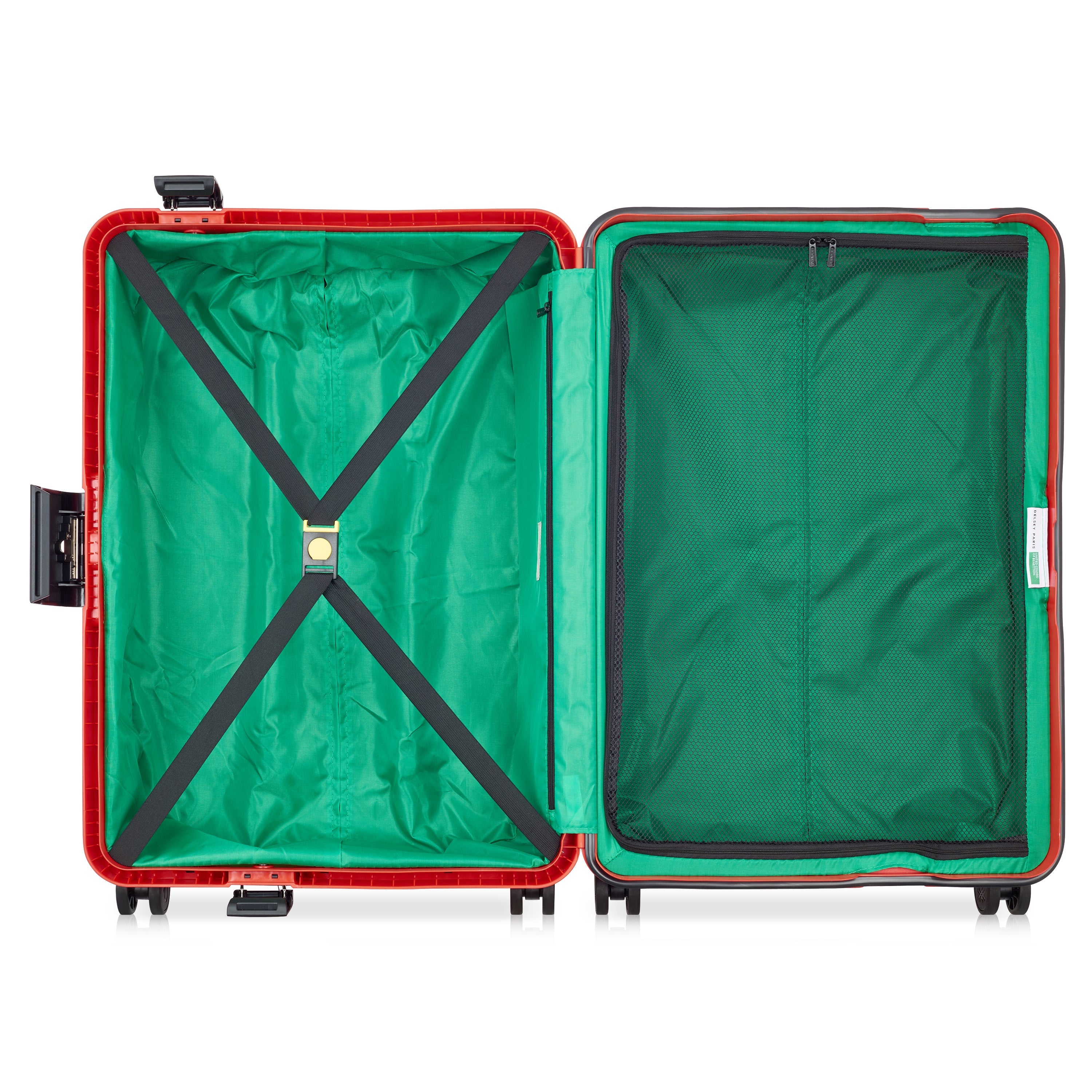 COLOR BLOCK HARDSIDE| Valigia Check-In 66.5 CM ROSSO