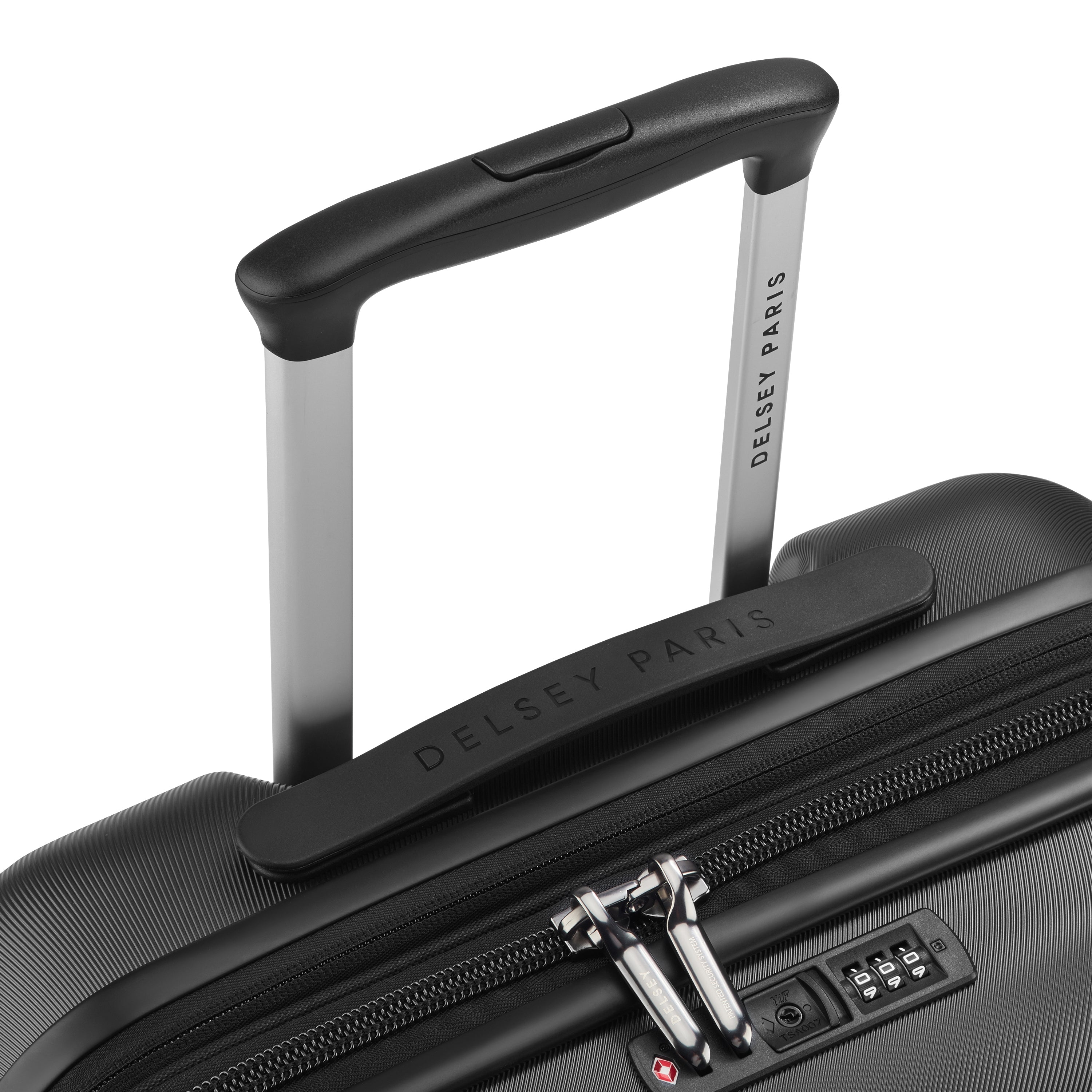 COMETE 4| Suitcase Cabin slim Expandable 55 CM BLACK