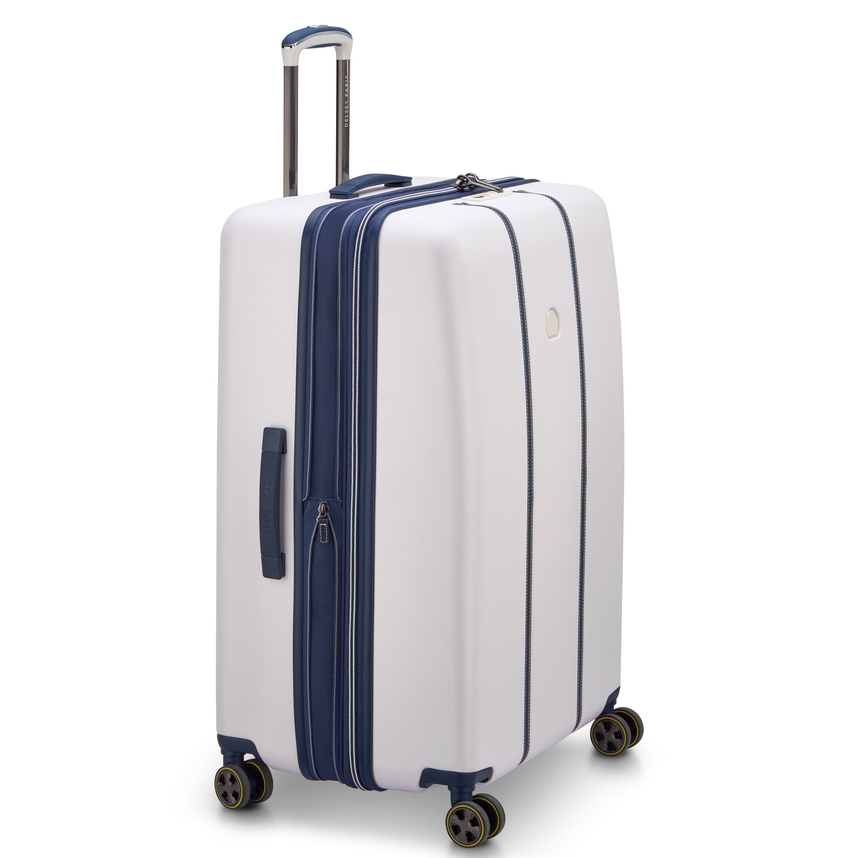 CADENCE| Valigia Check-In Espandibile 76 CM IVORY/NAVY
