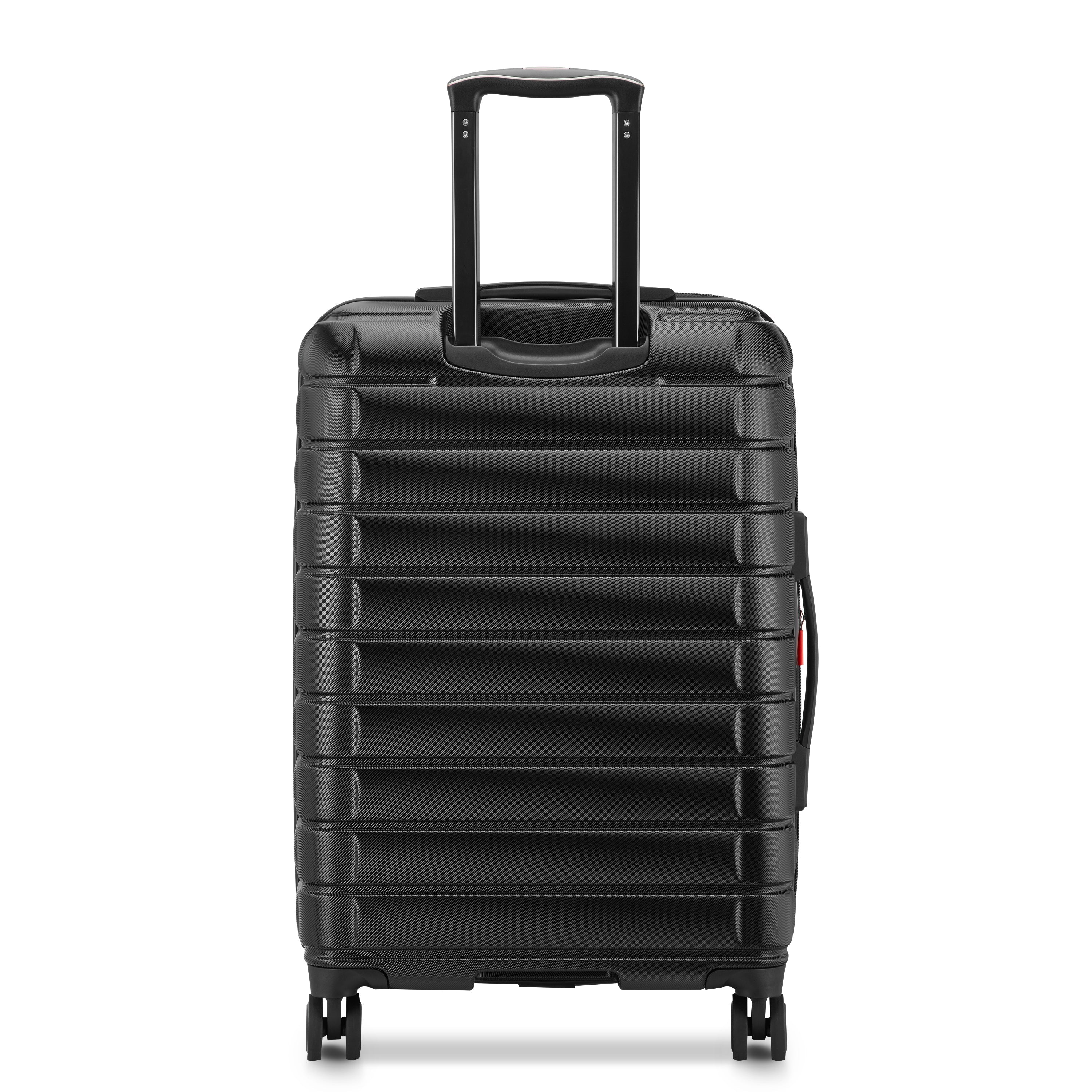 ELEGANCE| Koffer Aufgabe Erweiterbar 66 CM SCHWARZ