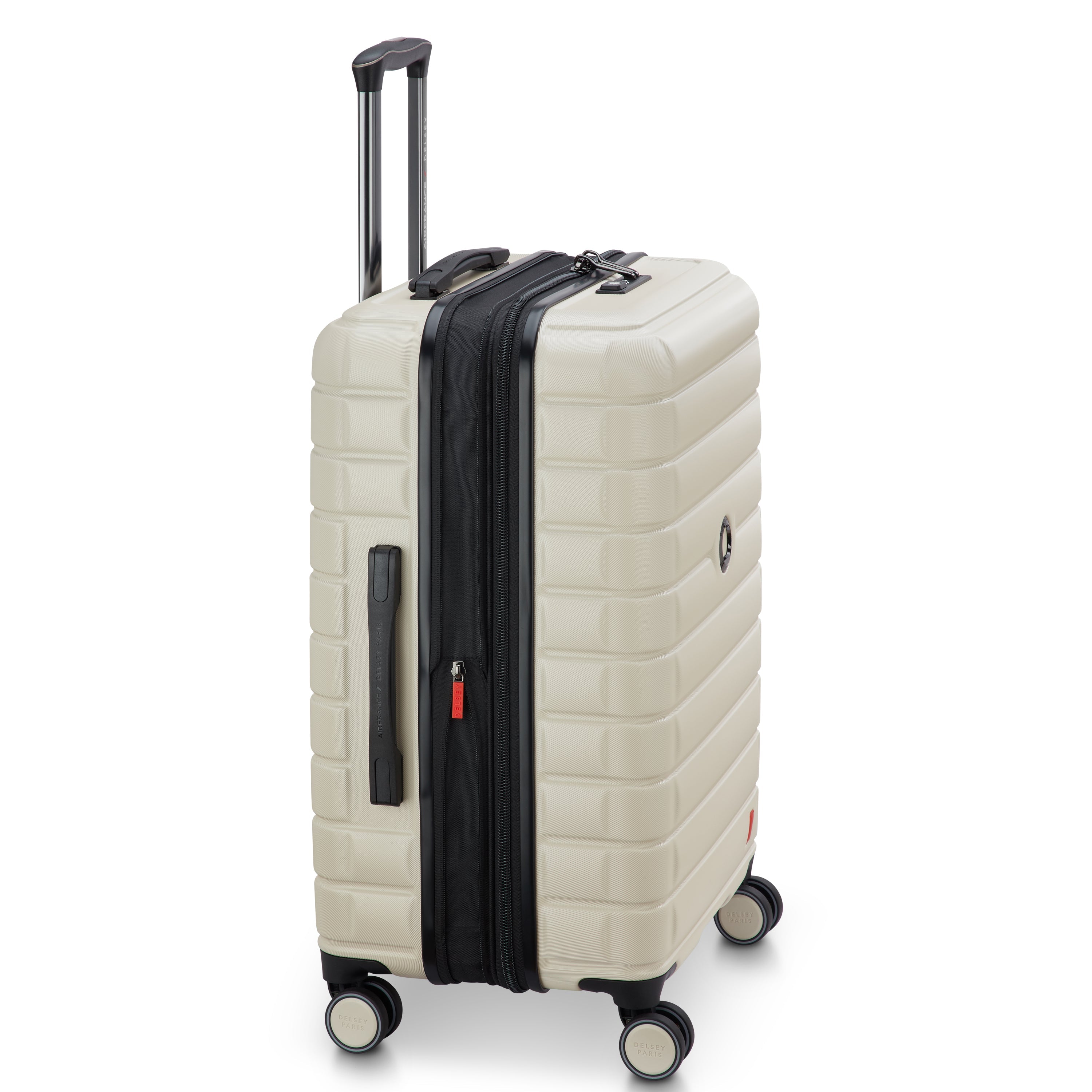 ELEGANCE| Koffer Aufgabe Erweiterbar 66 CM ELFENBEIN