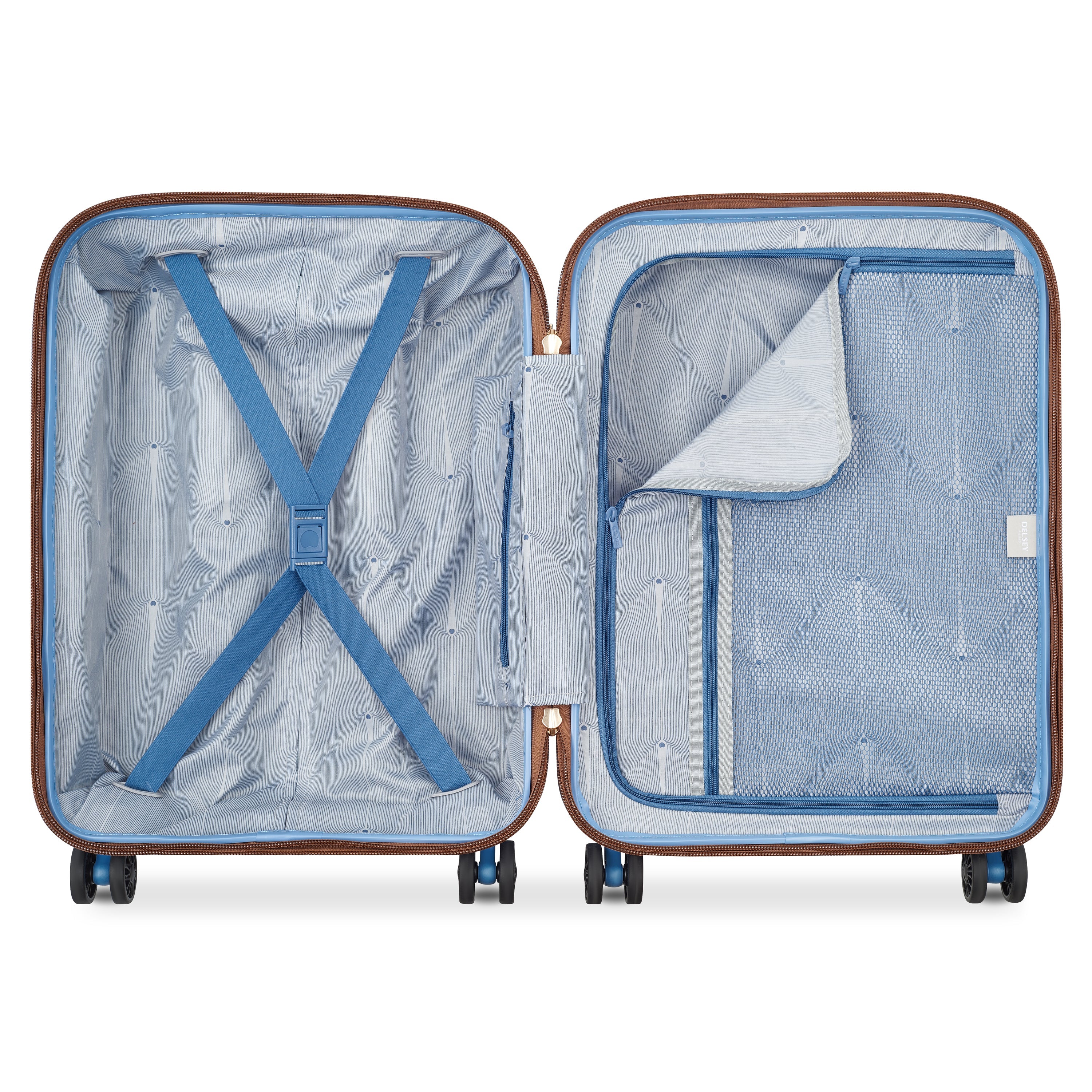 FREESTYLE| Suitcase Cabin slim Expandable 55 CM SKY BLUE