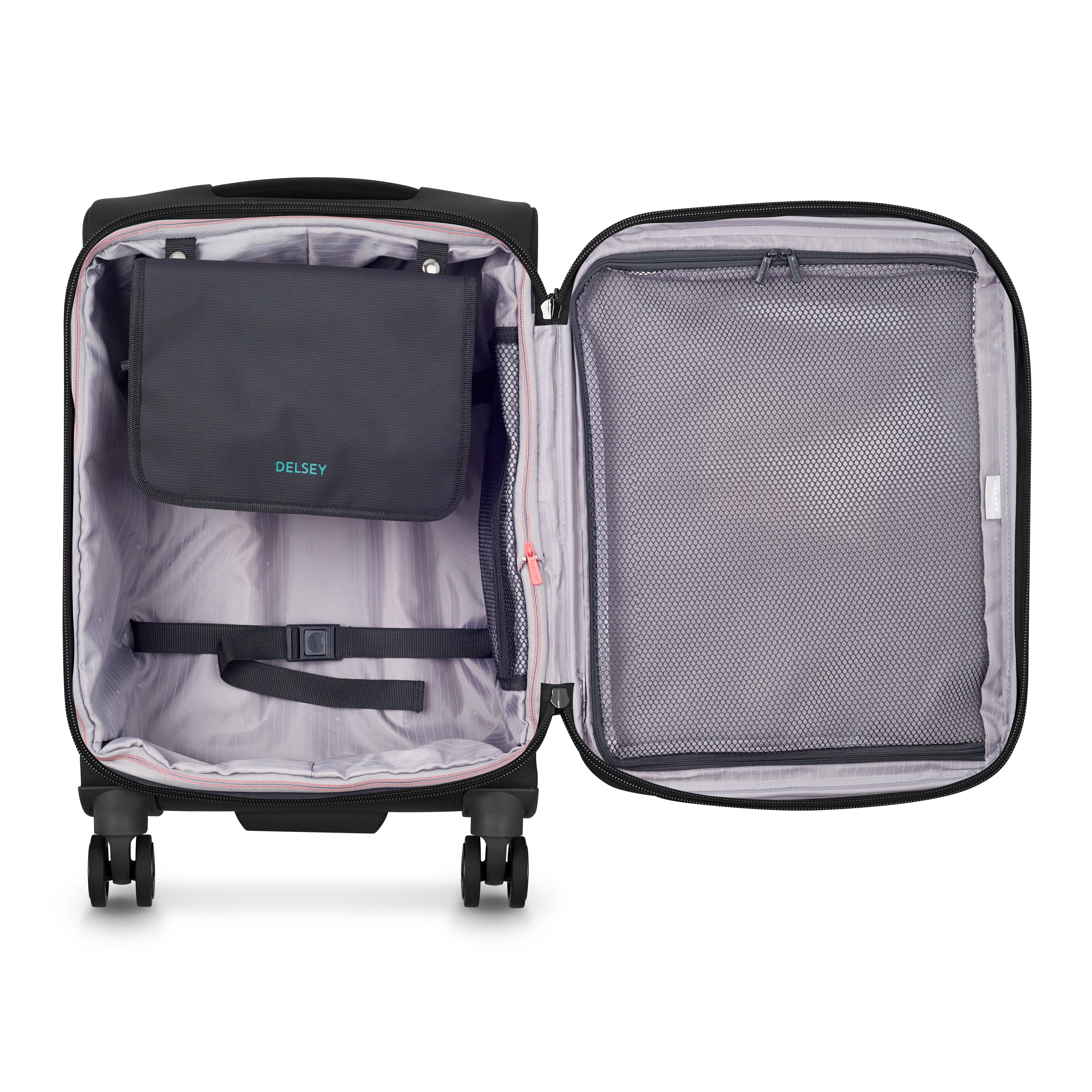 HELIUM DLX| Suitcase Cabin Expandable 55 CM BLACK