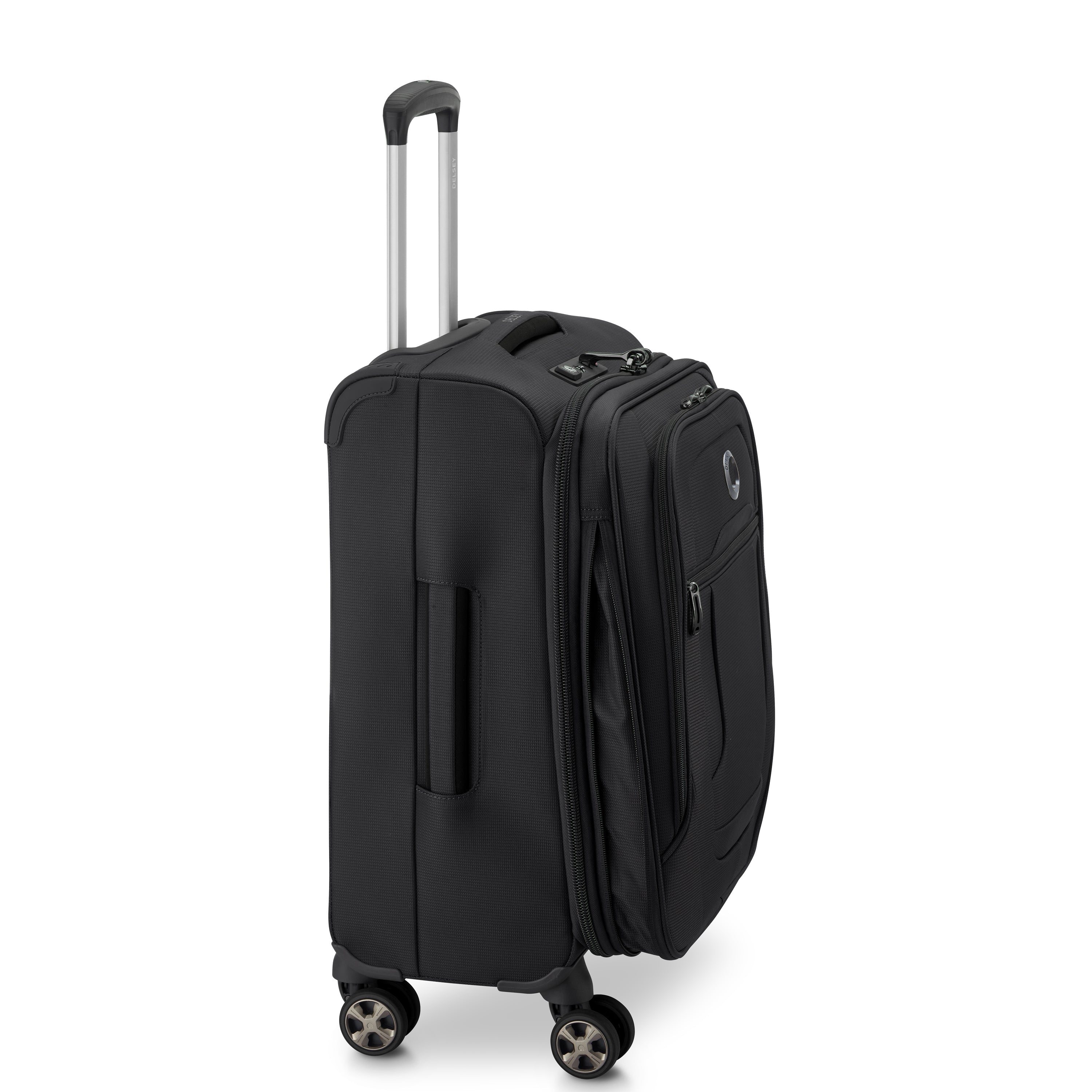 HELIUM DLX| Suitcase Cabin Expandable 55 CM BLACK
