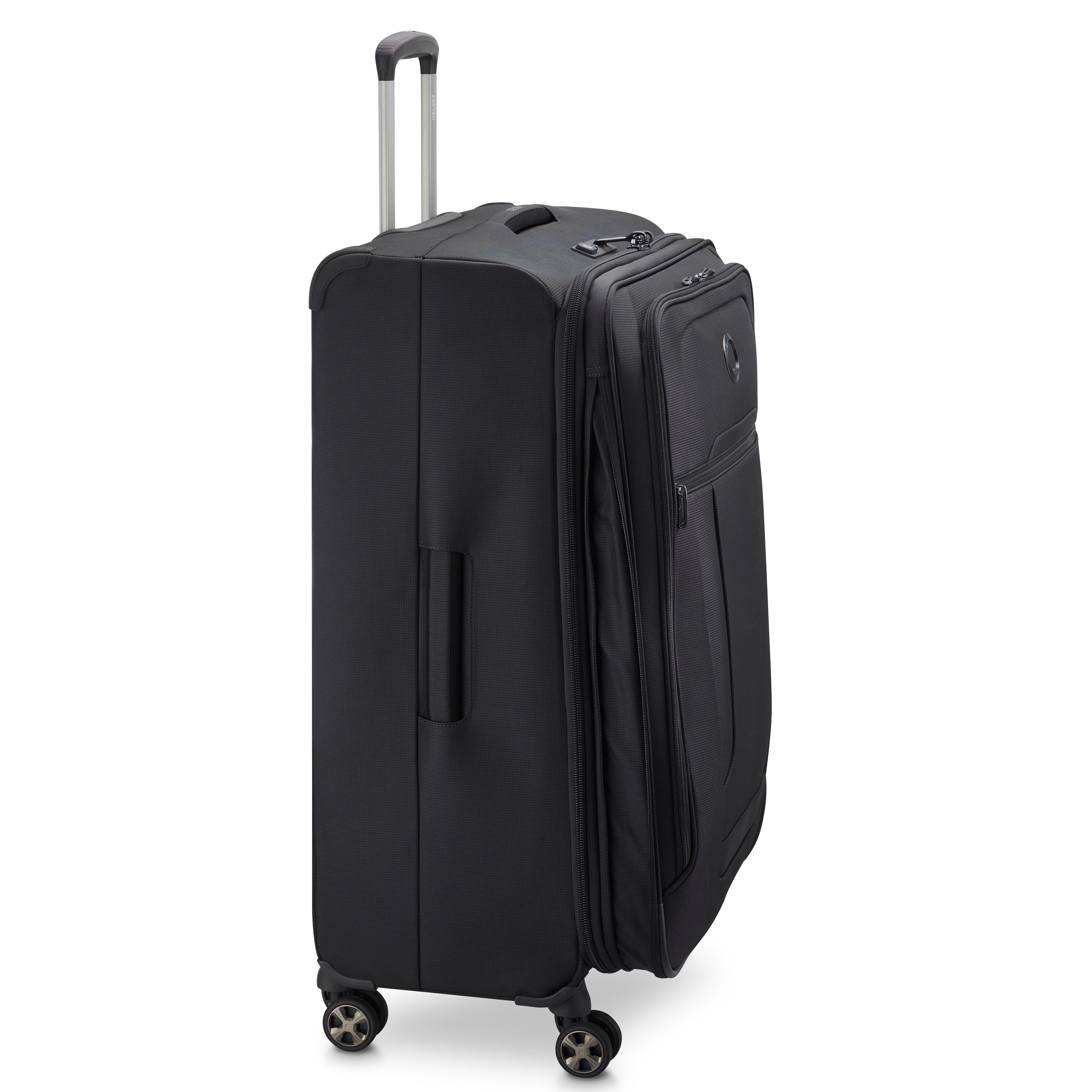 HELIUM DLX| Koffer Ruimbagage Uitbreidbaar 77.5 CM ZWART