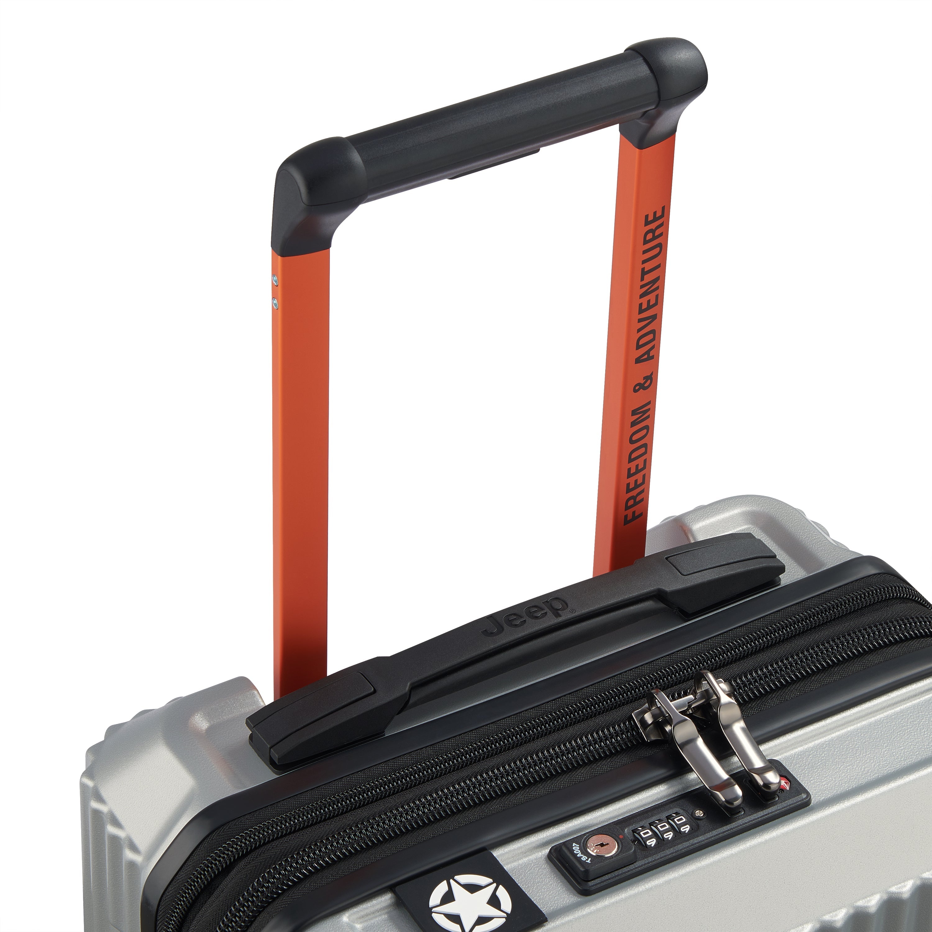 JH001A| Suitcase Cabin Expandable 55 CM SILVER