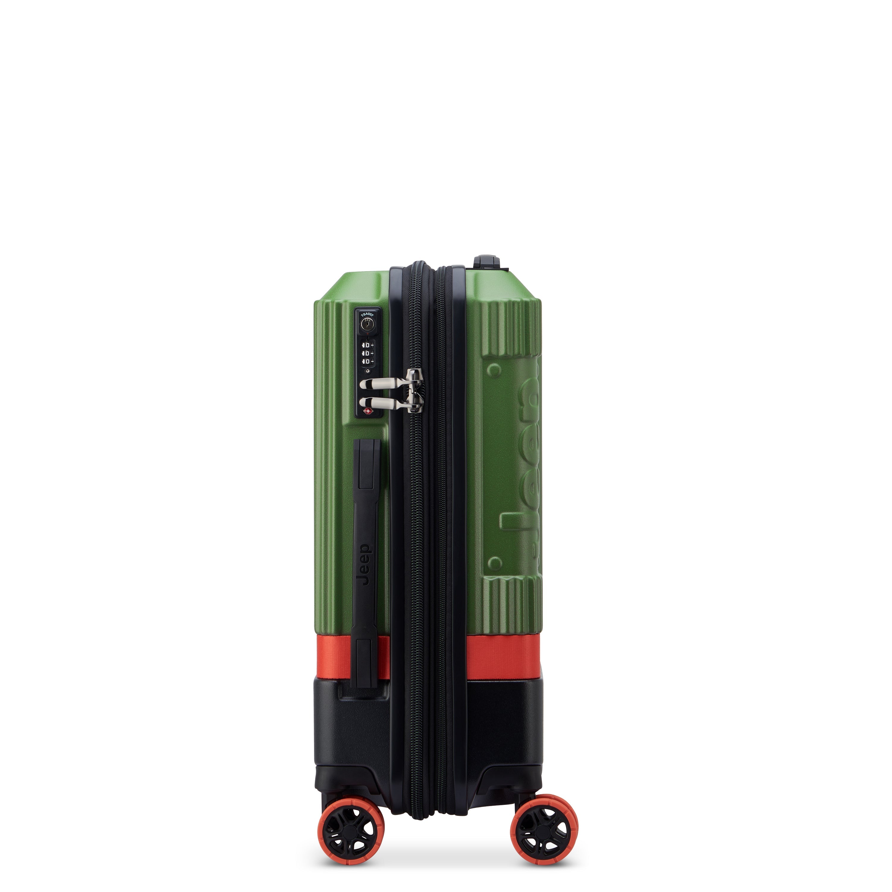 JH001A| Suitcase Cabin slim Expandable 55 CM GREEN