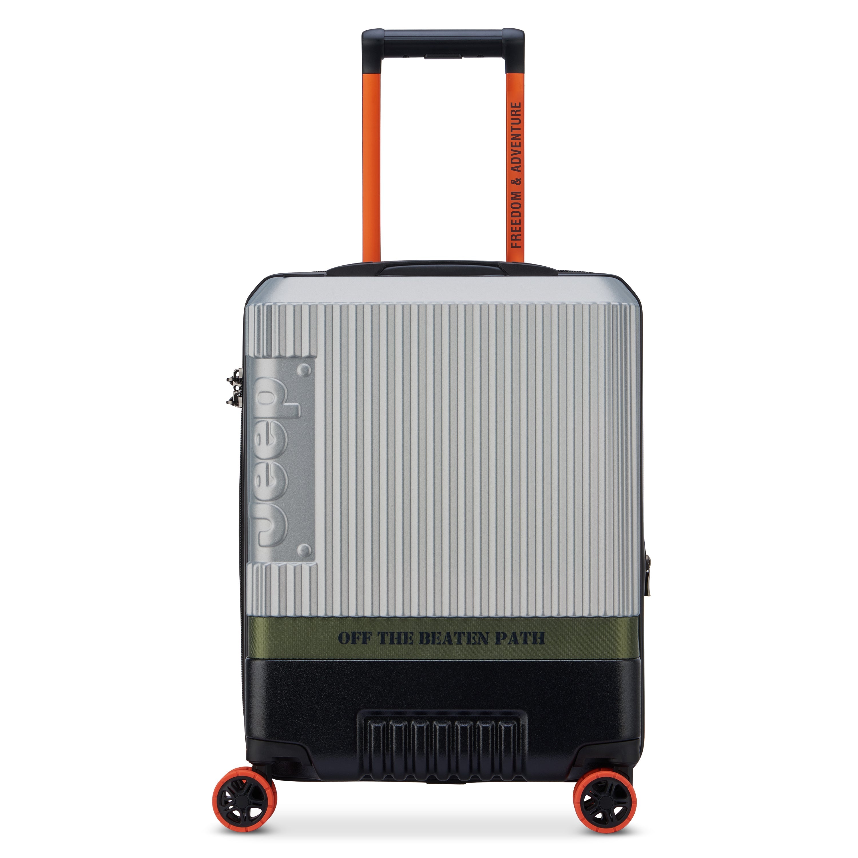 JH001A| Suitcase Cabin slim Expandable 55 CM SILVER