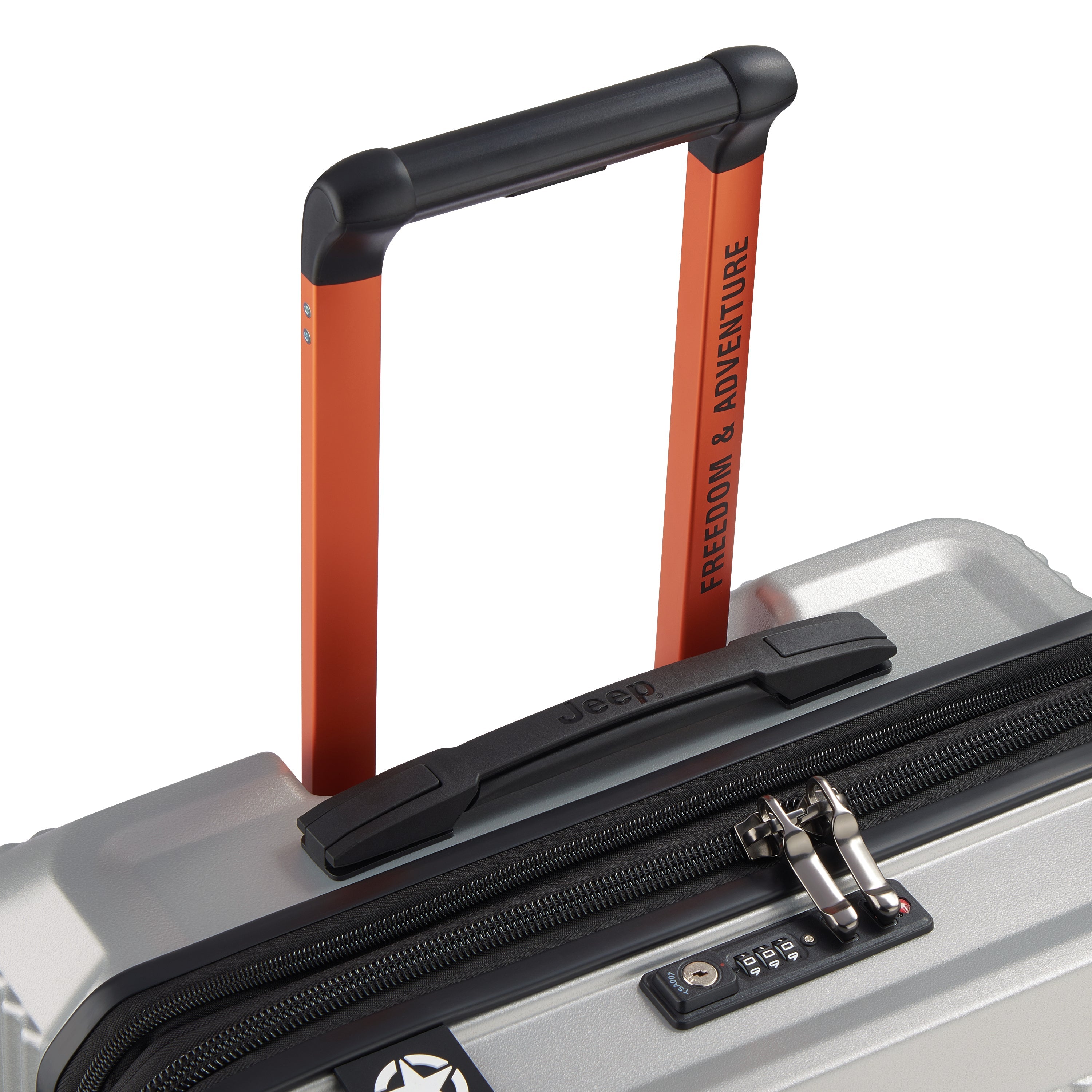 JH001A| Koffer Check-In Erweiterbar 66 CM SILBER