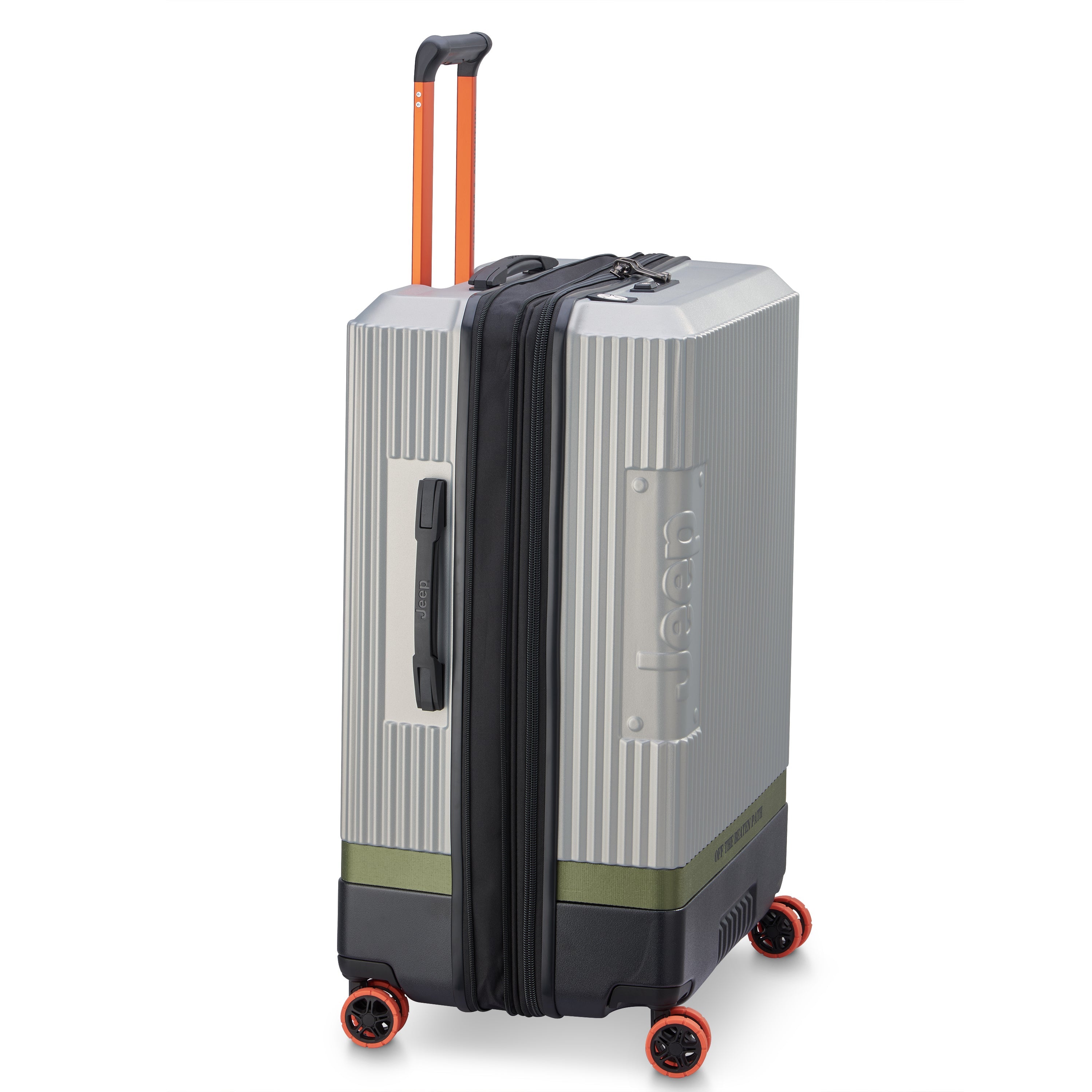 JH001A| Suitcase Check-In Expandable 75.5 CM SILVER