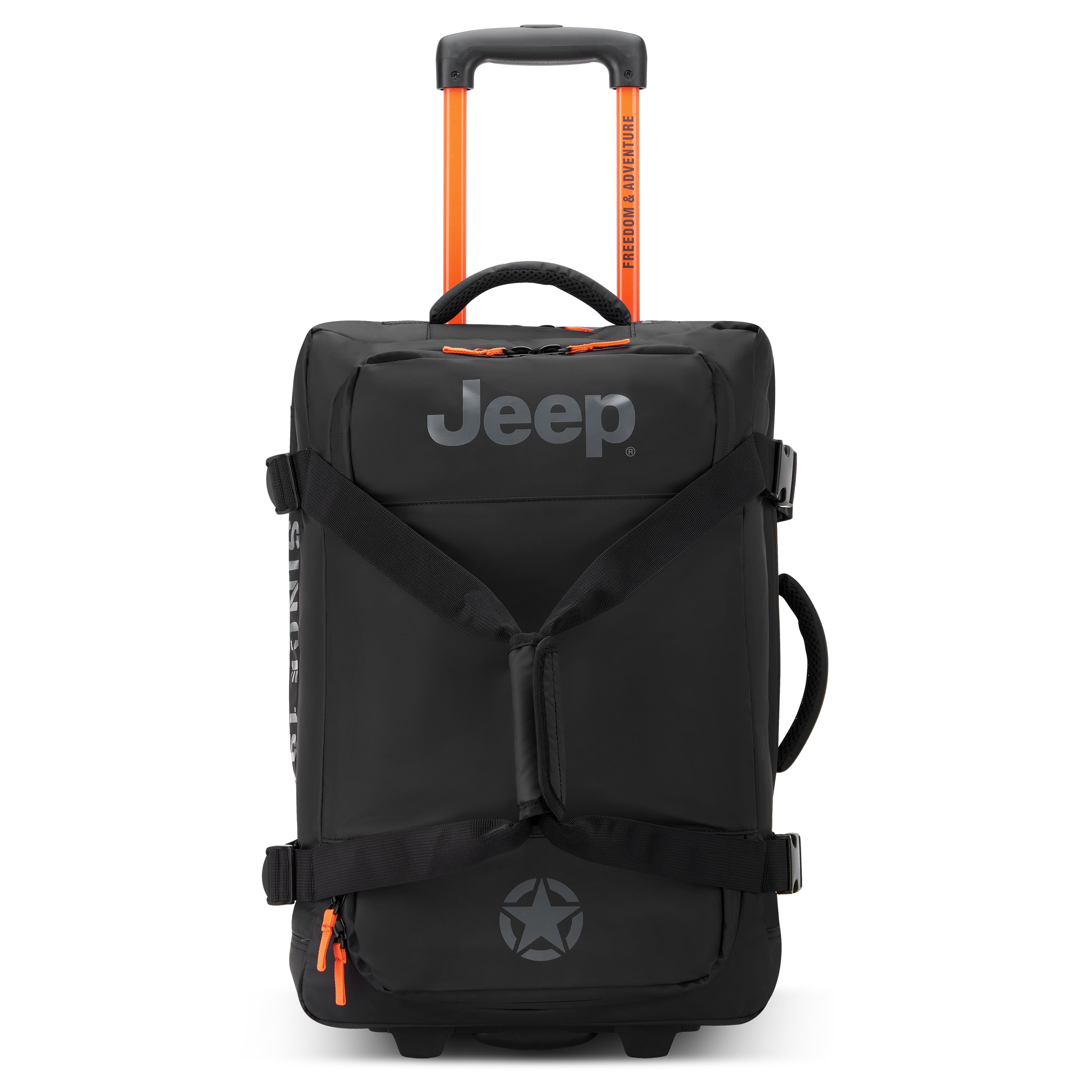 JS005A| Trolley Duffle Bag Cabin 35 CM BLACK