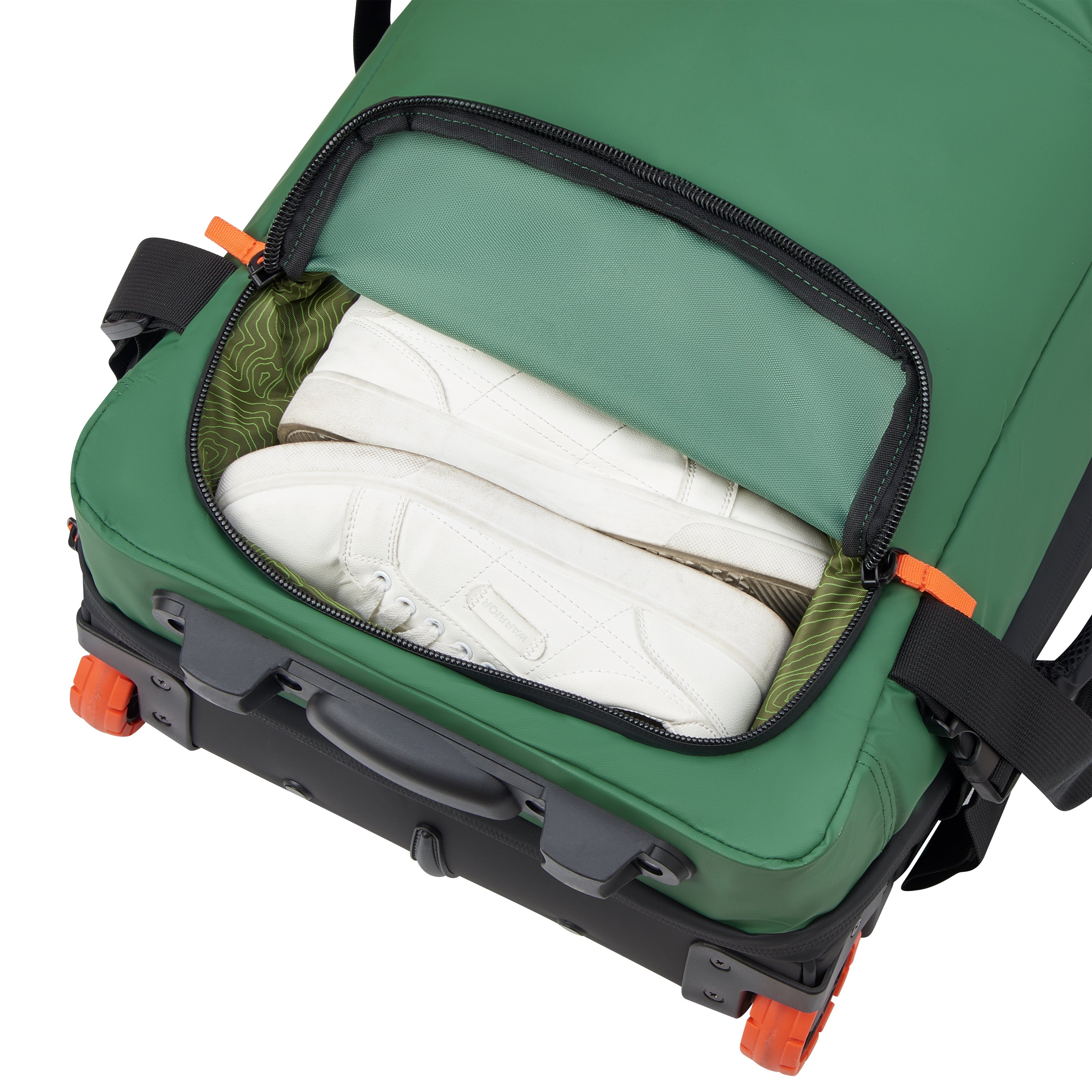 JS005A| Trolley Duffle Bag Check-In 36.5 CM ELM GREEN