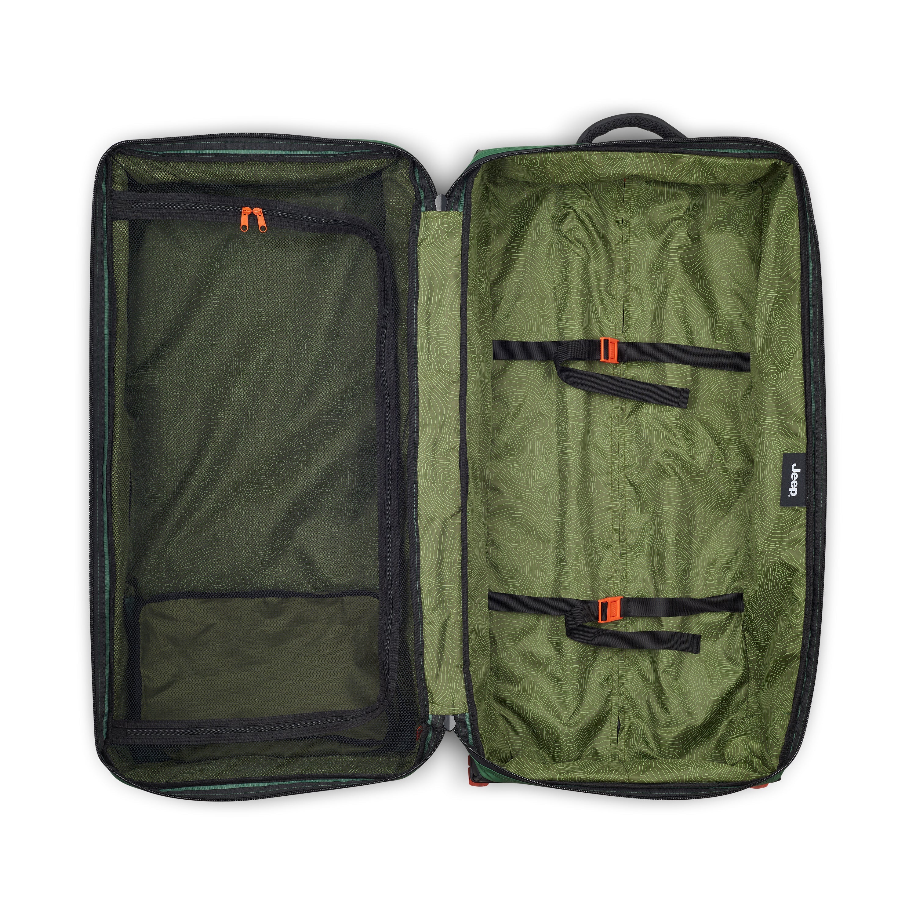 JS005A| Trolley Duffle Bag Check-In 40.5 CM ELM GREEN